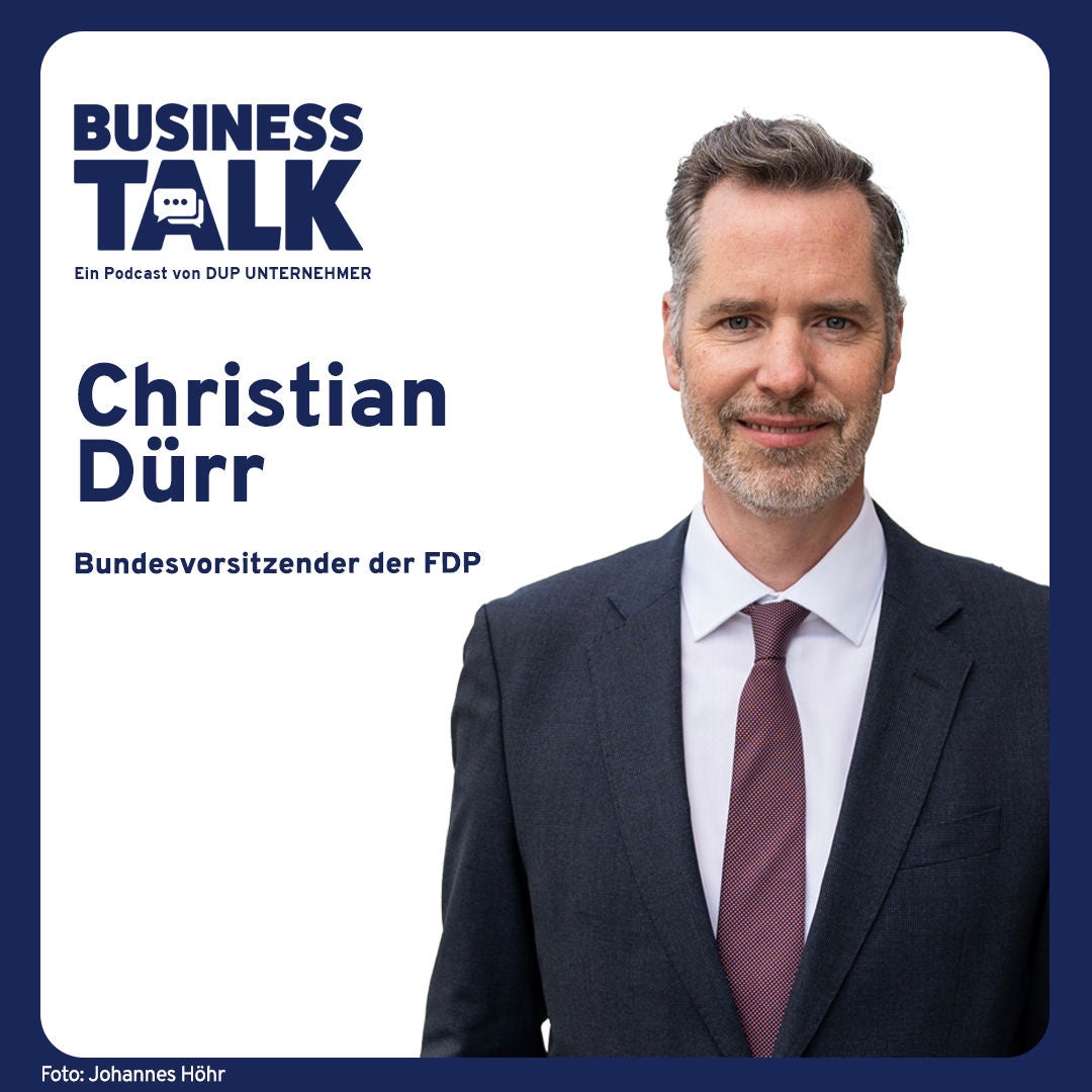 FDP-Chef Christian Dürr im DUP-Interview: Wie Deutschland und die FDP sich neu erfinden müssen