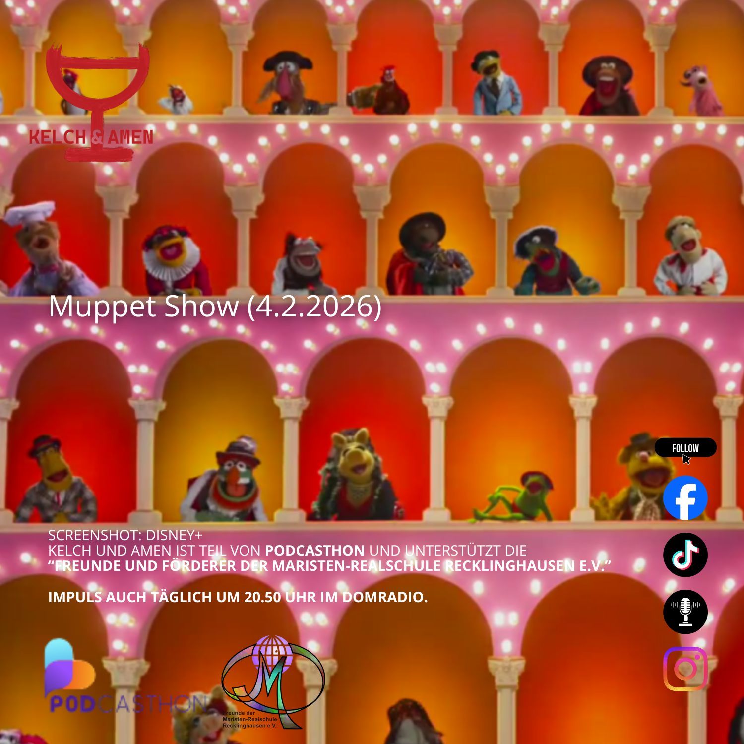 Kelch und Amen - Muppet-Show (4.2.2026)