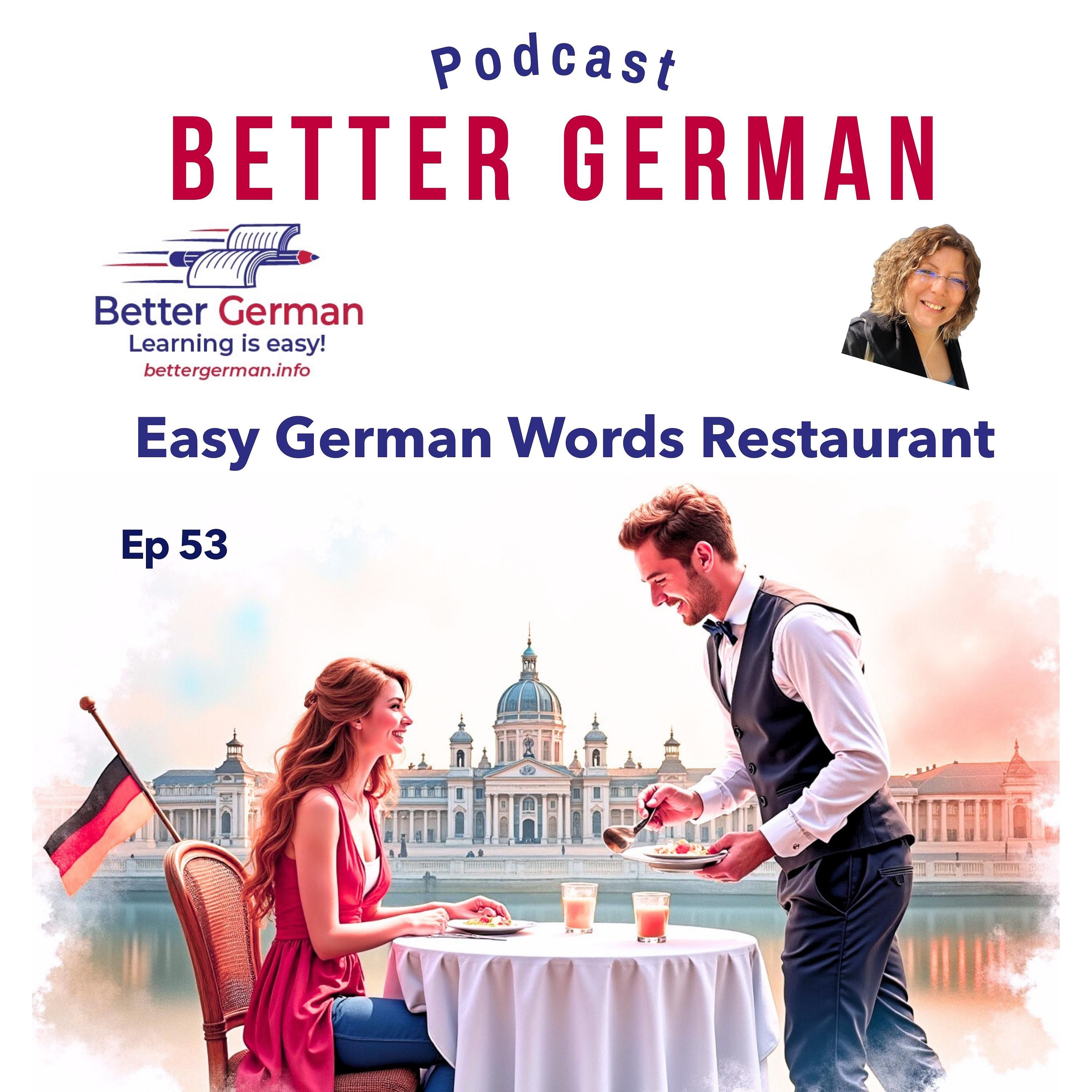 53 Easy German Words Restaurant