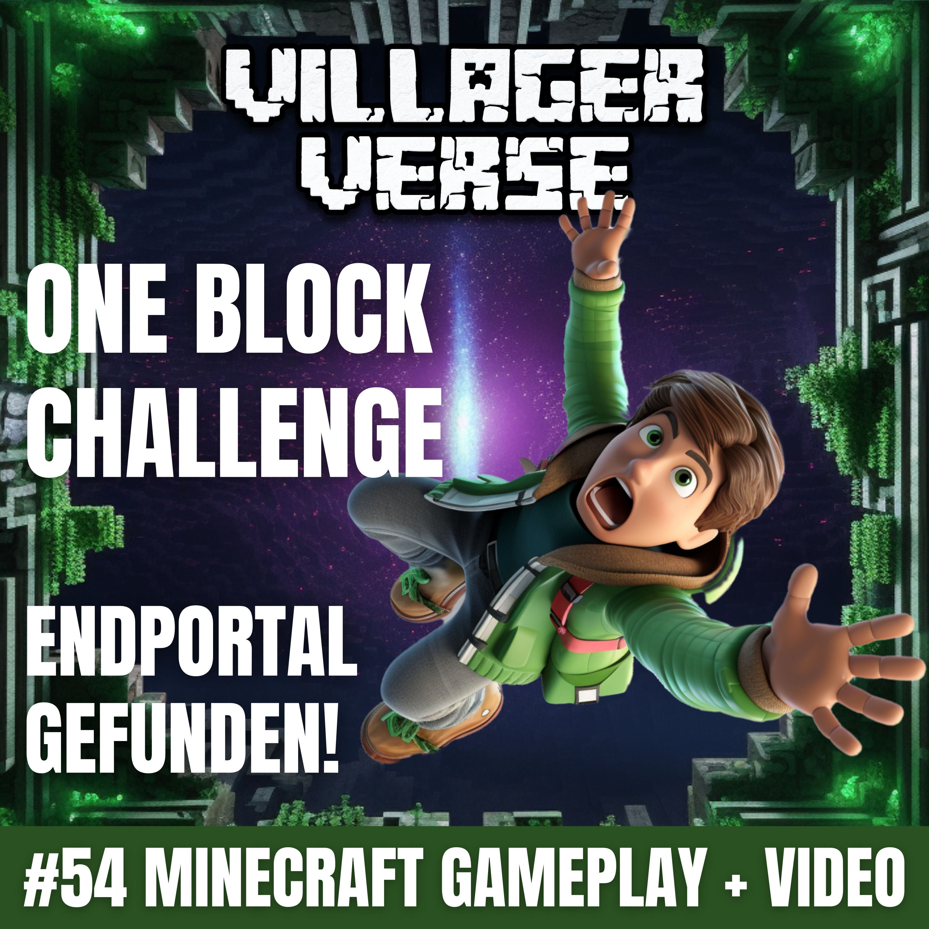 One Block - Endportal gefunden! 🟪 #54