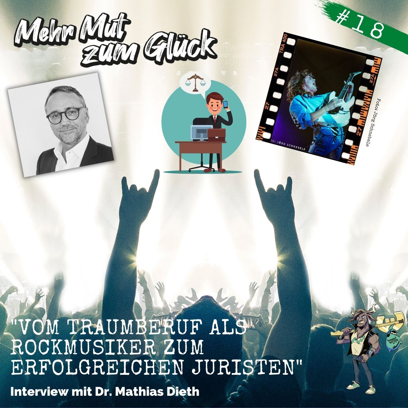 Heavy Metal, Nirvana und ein schwäbischer Entschluss: Wie Mathias Dieth vom Rockgitarristen zum promovierten Anwalt wurde