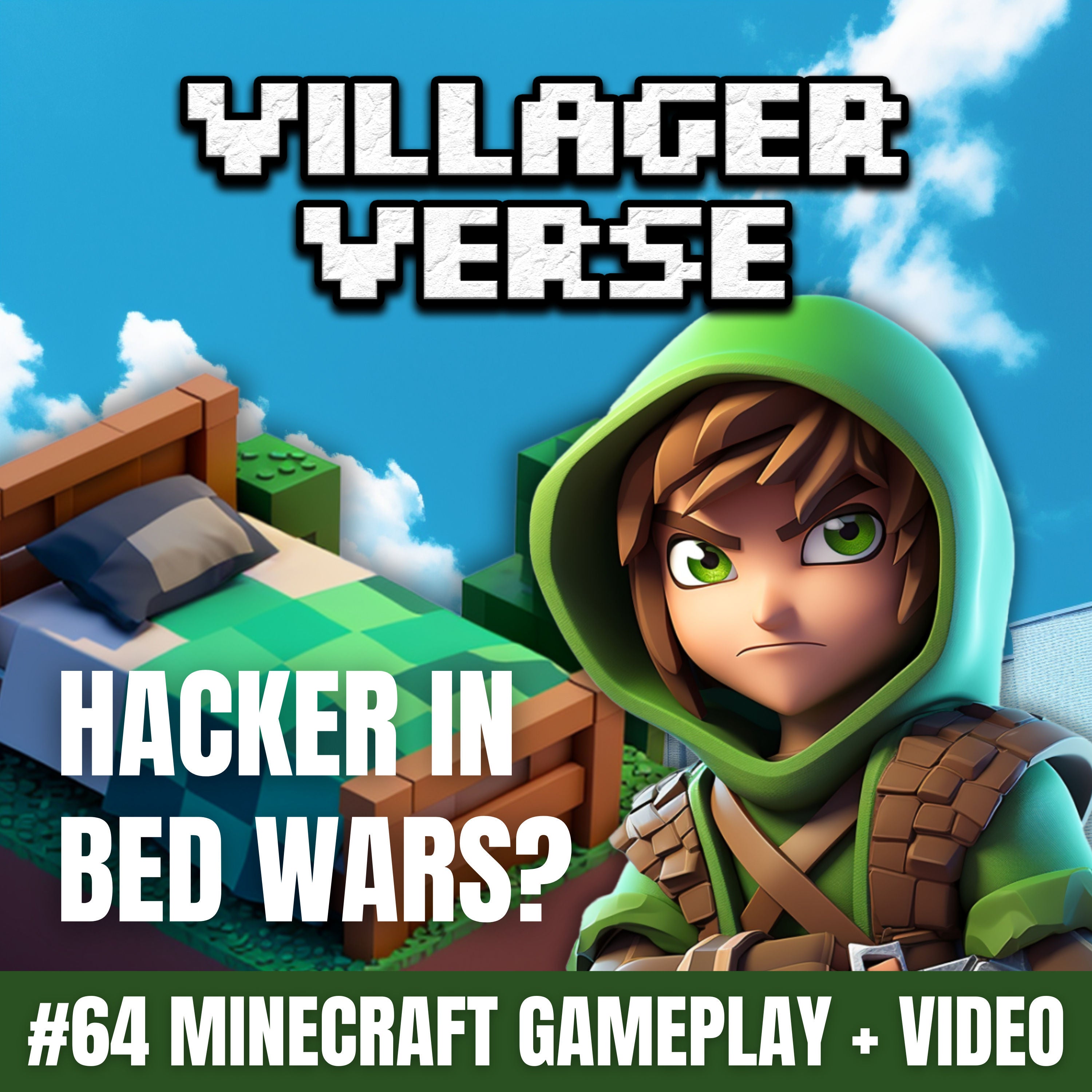 Hacker in Bed Wars? 🛌 #64