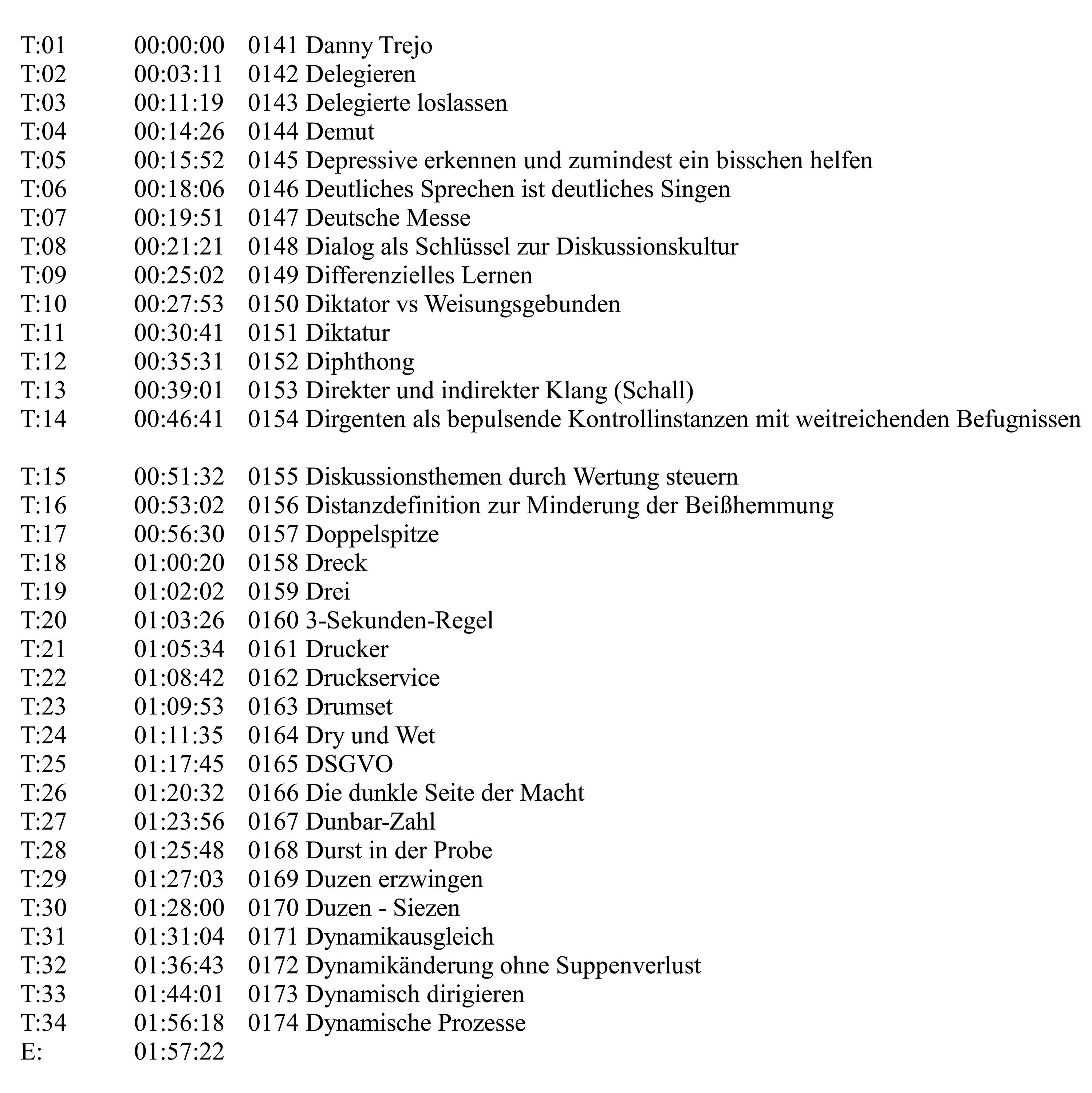 D (141 Danny Trejo - 174 Dynamische Prozesse)