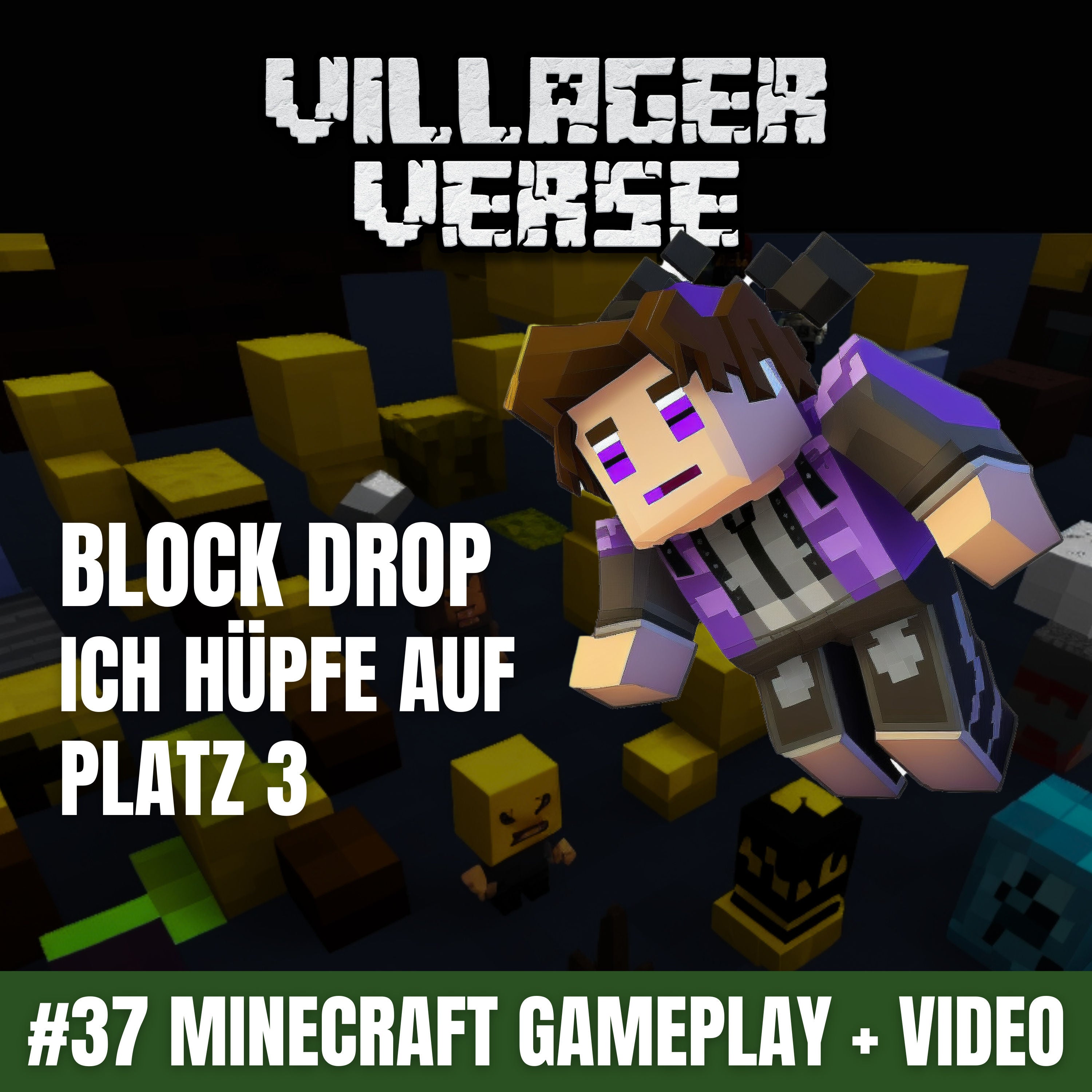 Minecraft Block Drop - Ich hüpfe auf Platz 3 🧊 #37