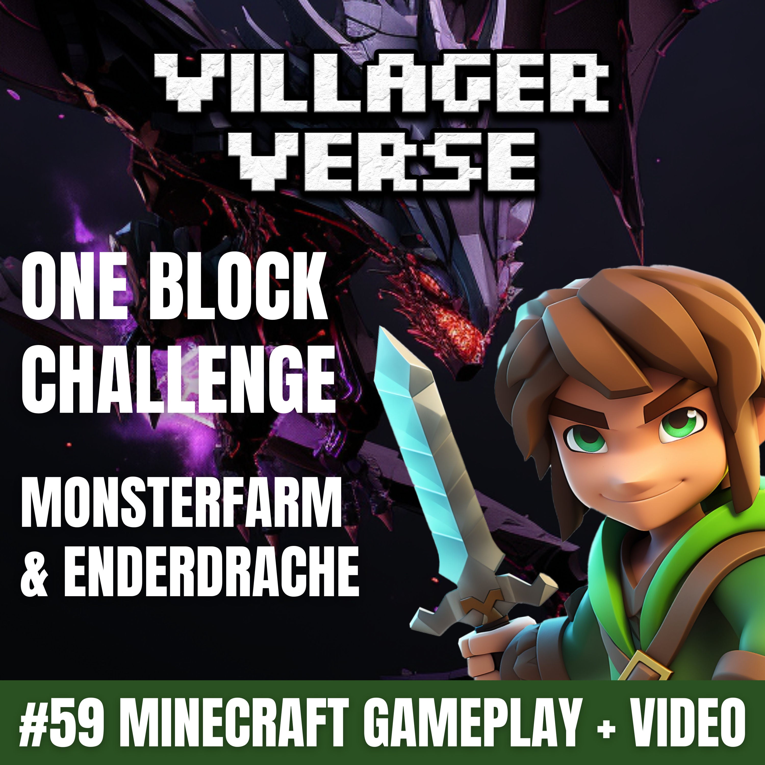 One Block - Monsterfarm und Enderdrache 👾 #59