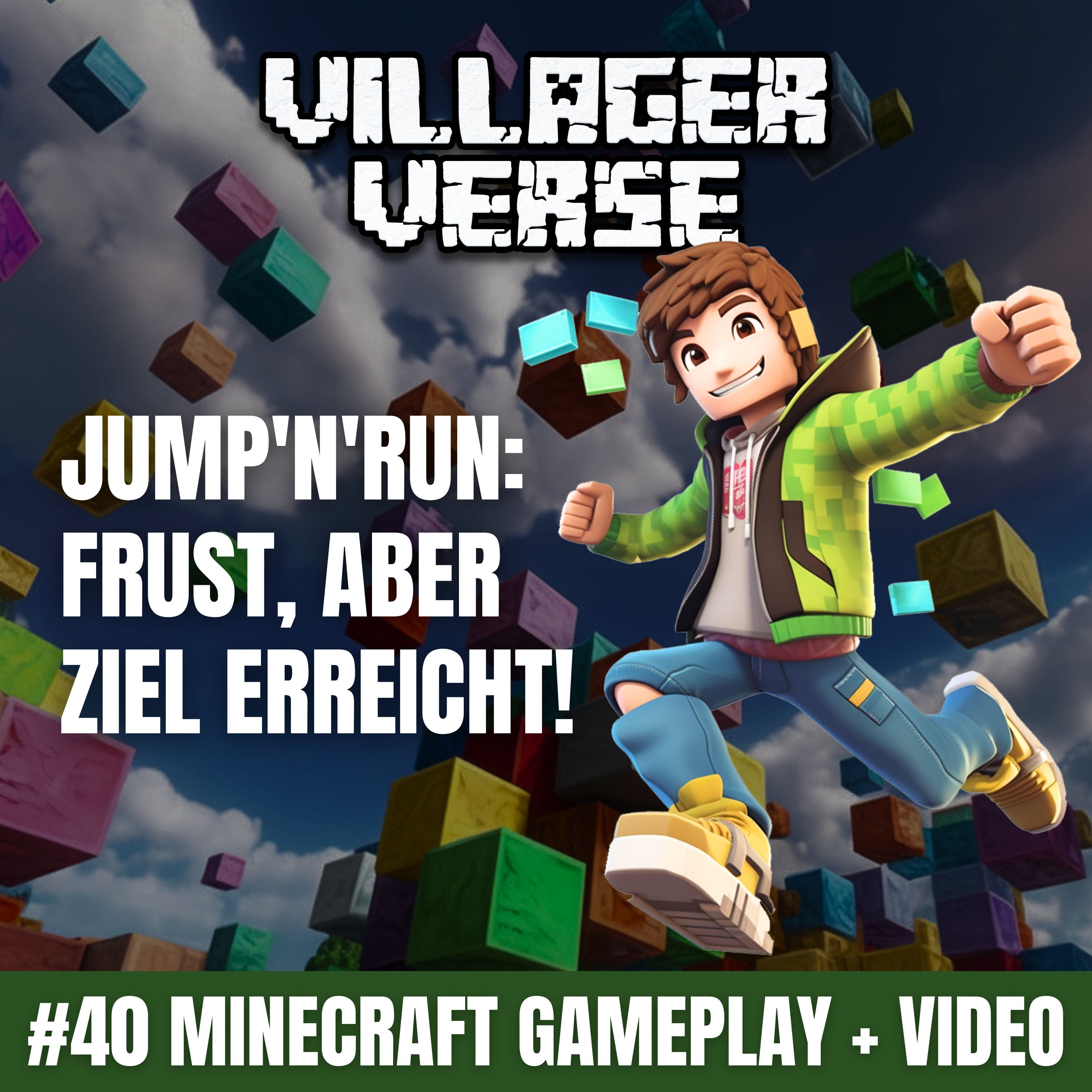 Minecraft Jump'n'Run: Frust, aber Ziel erreicht! 🏃‍♂ #40
