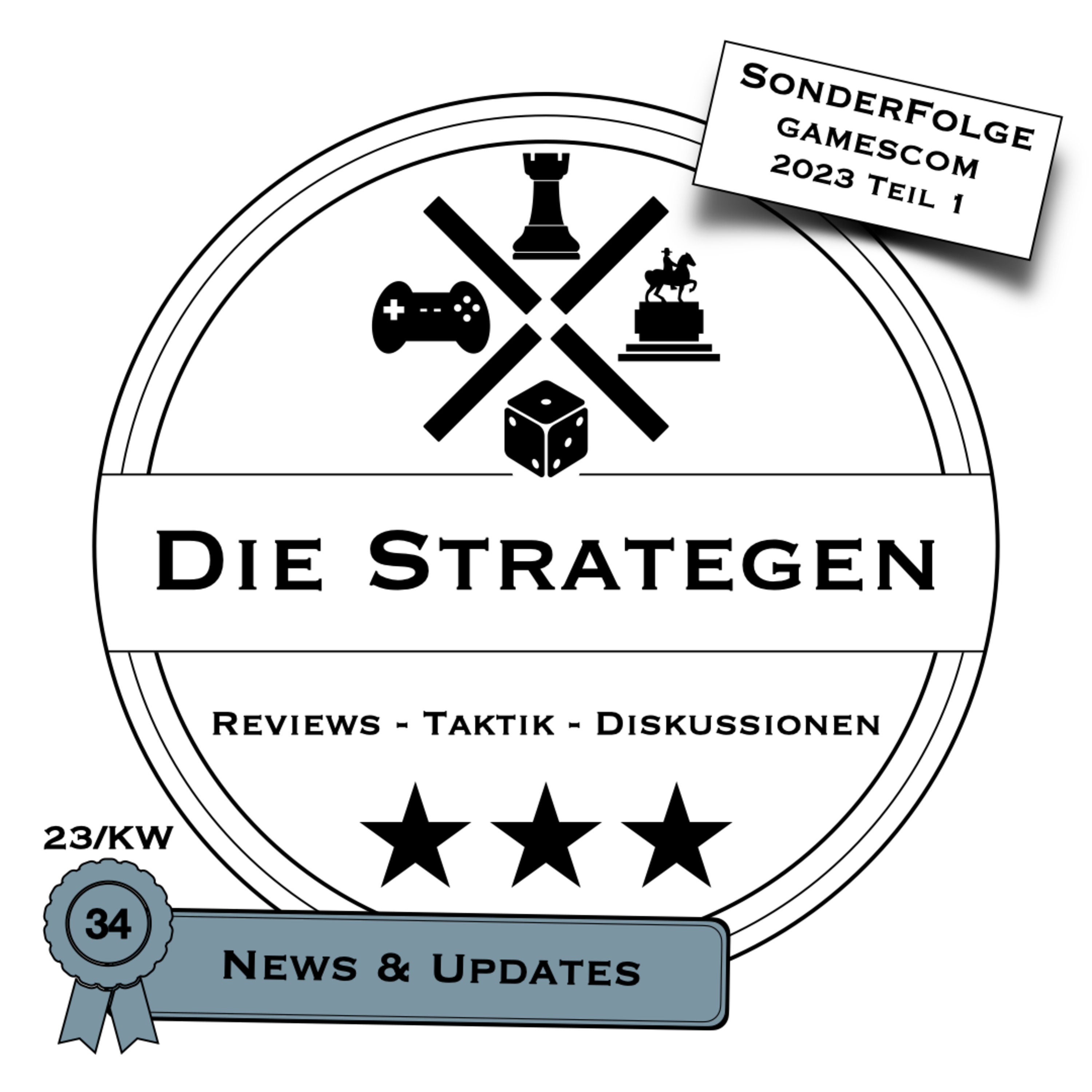 Gamescom '23 Strategiespiele Special Teil 1 live aus Köln | DieStrategen Gaming News KW34/2023