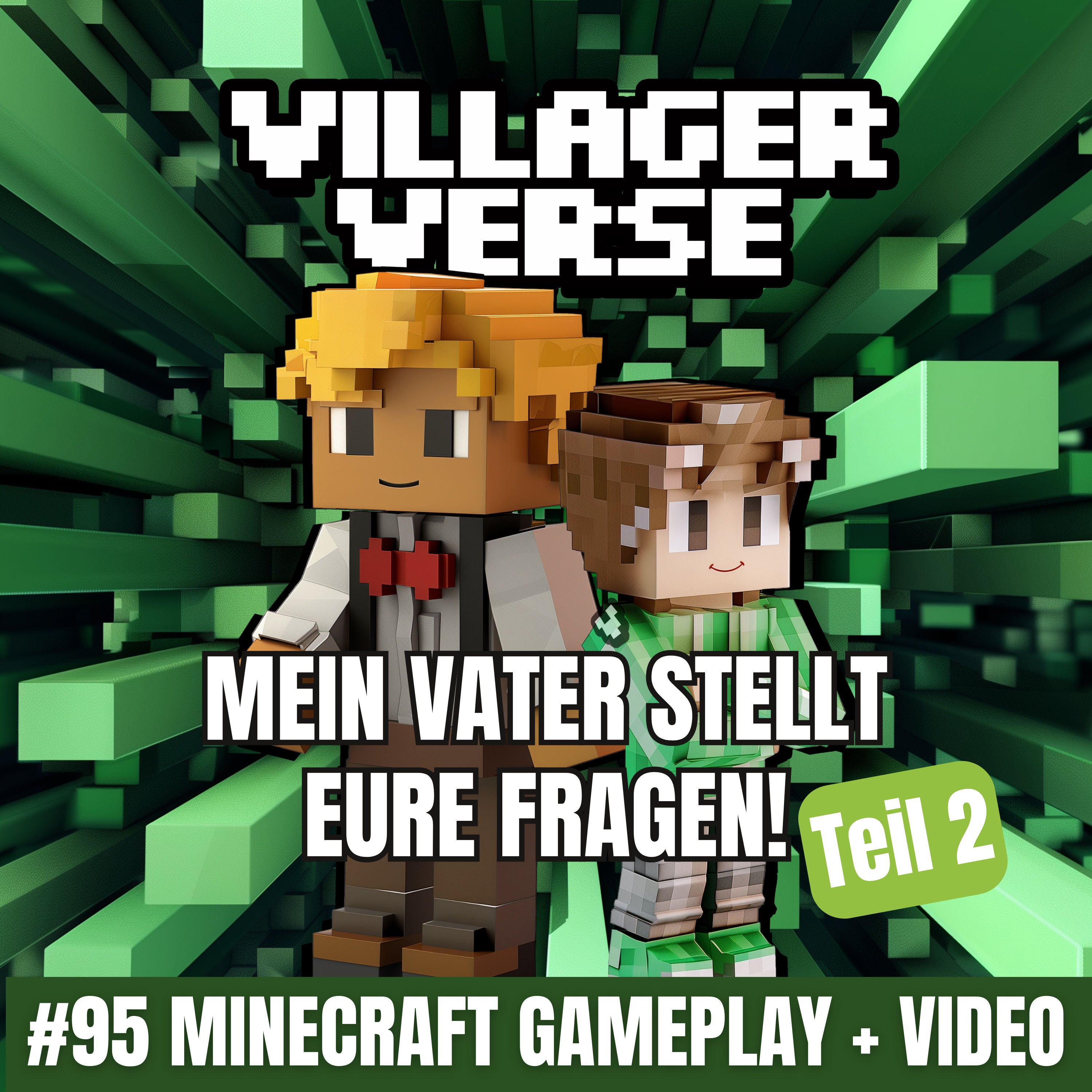 Mein Vater stellt eure Fragen (Monsterfarm) Teil 2 | Minecraft 🧑🏻👱🏾‍♂️ #95