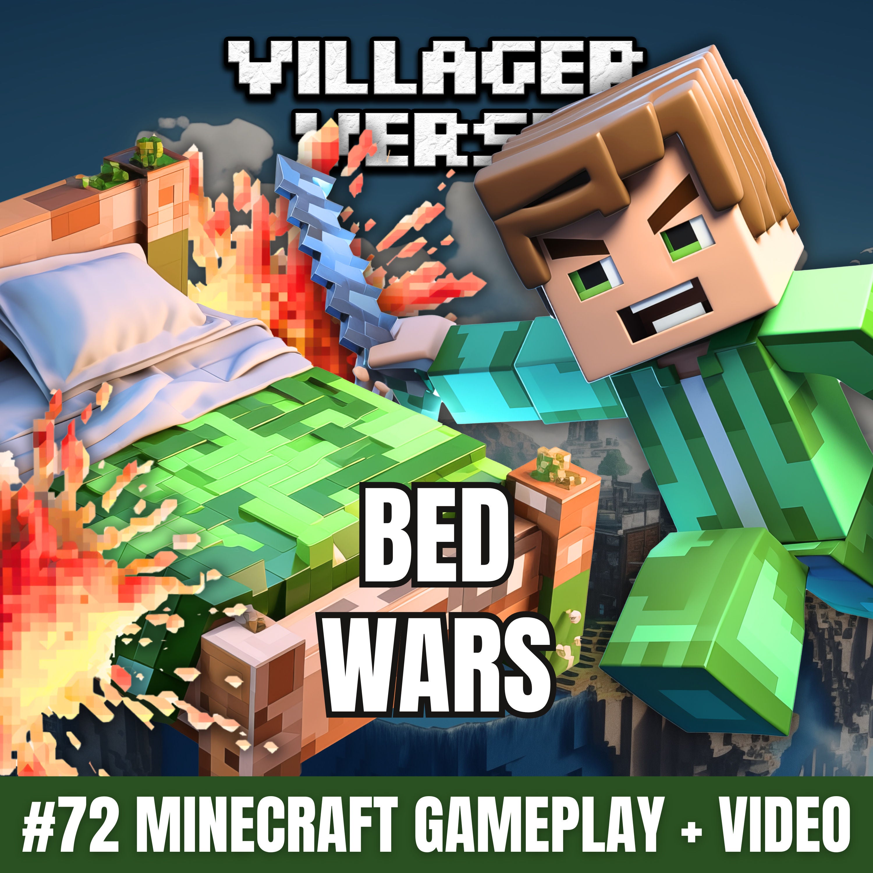 2 Betten in Bed Wars zerstört 🛌 #72