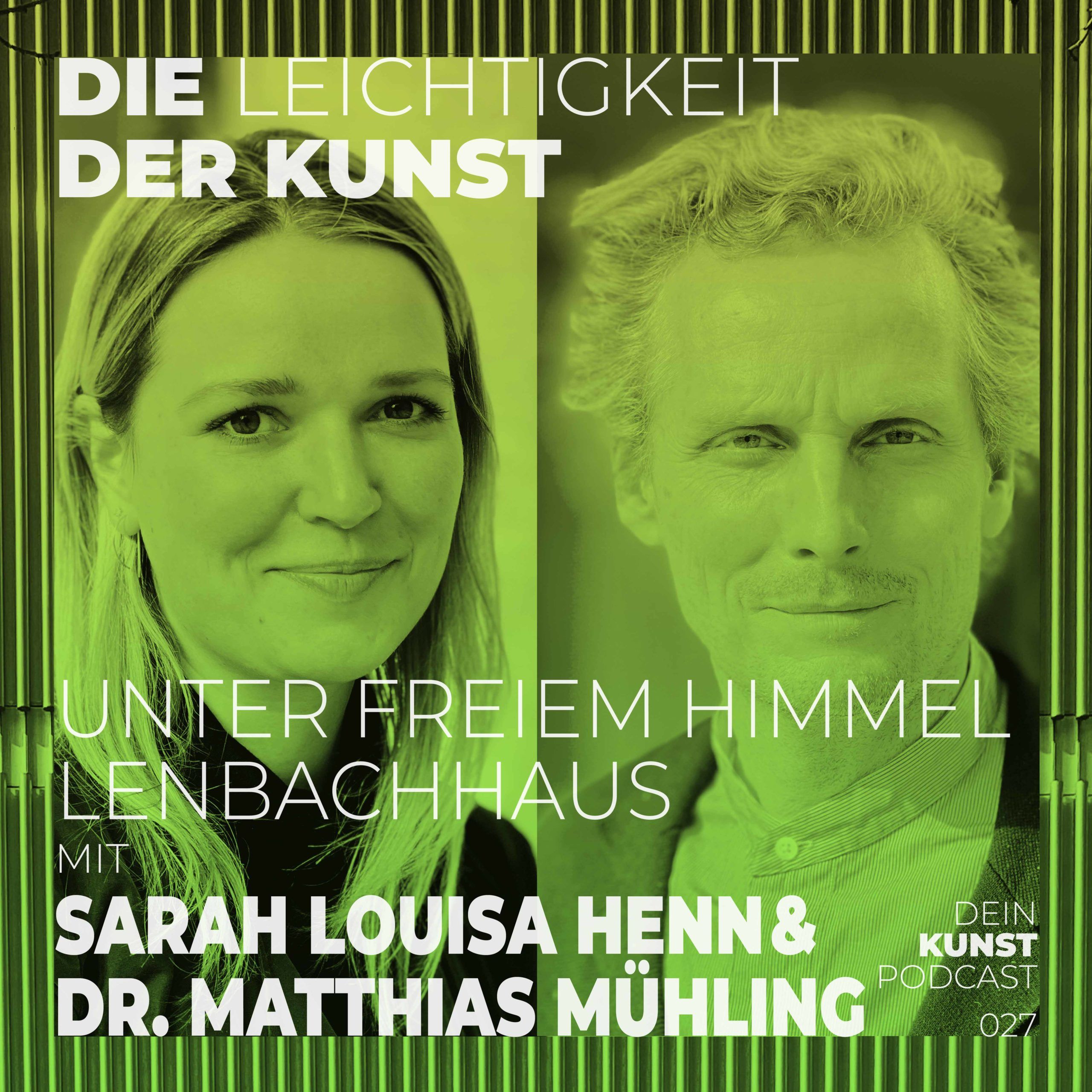Dr. Matthias Mühling, Lenbachhaus: Unter freiem Himmel