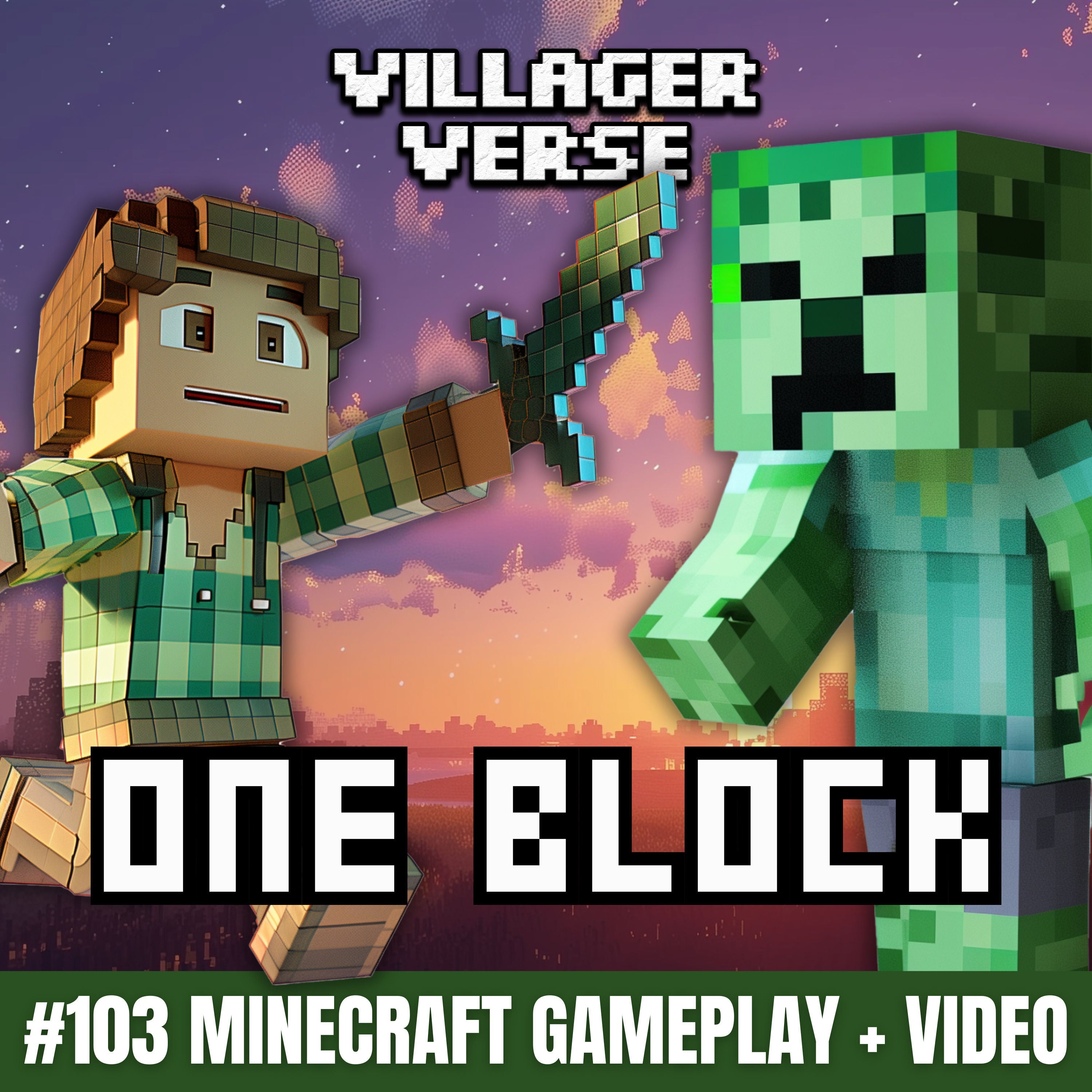Zombie-Attacke in One Block (Teil 2) 🧟‍♂️ #103