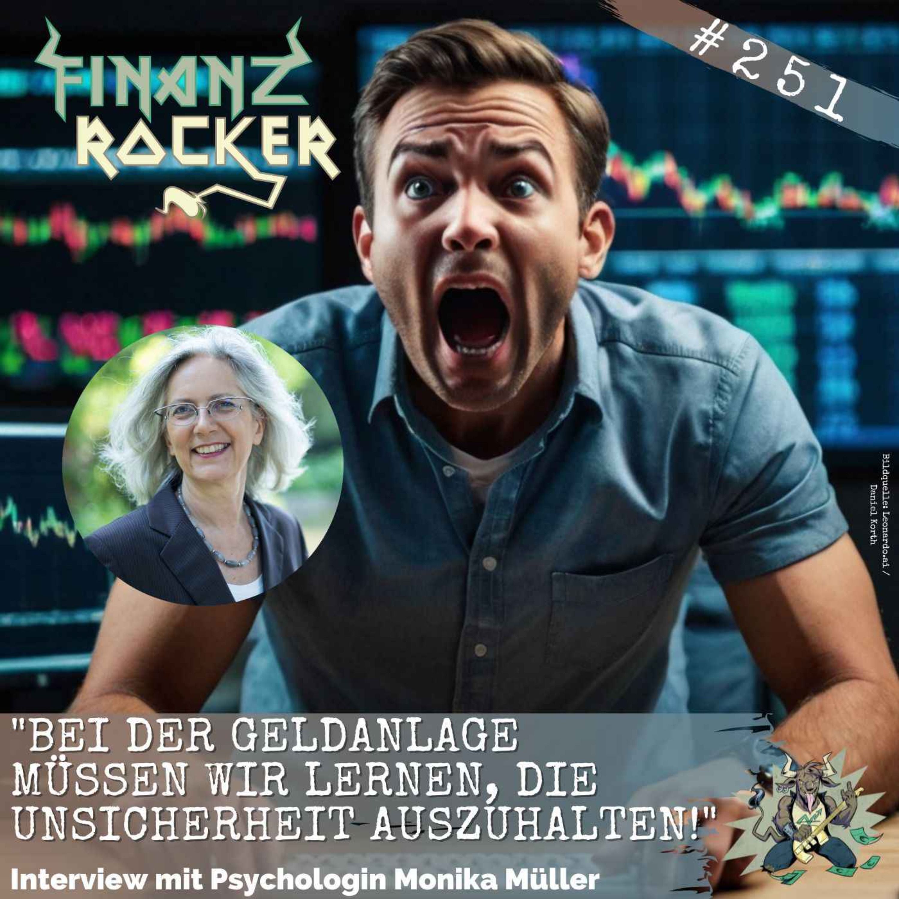 "Bei der Geldanlage müssen wir lernen, die Unsicherheit auszuhalten!" - Interview mit Psychologin Monika Müller