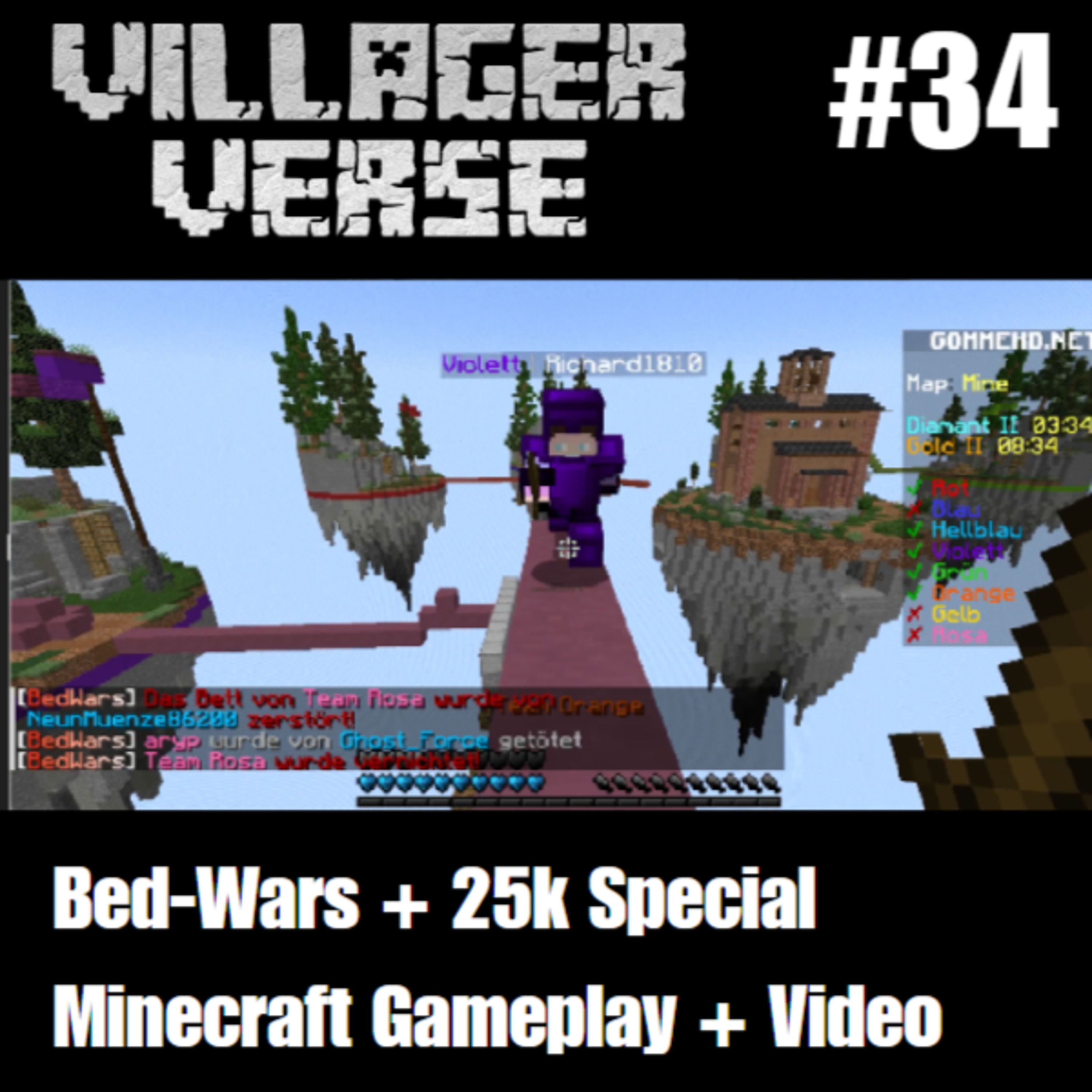 25k Special: Heißer Bed Wars-Kampf 🛏 #34