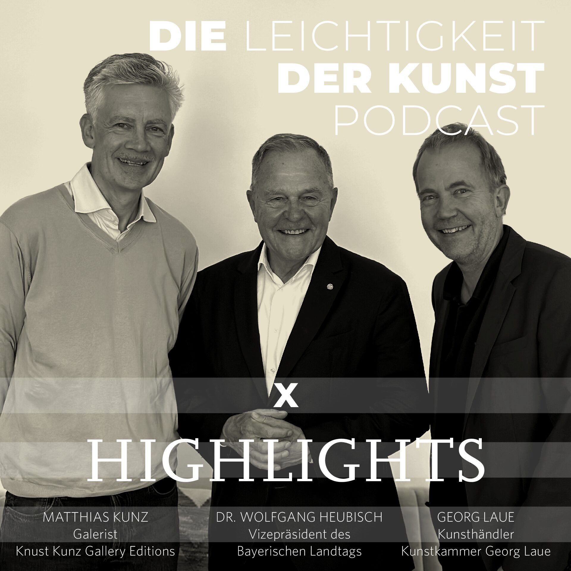 Matthias Kunz, Georg Laue und Dr. Wolfgang Heubisch x Munich HIGHLIGHTS 08: Von München in die Welt