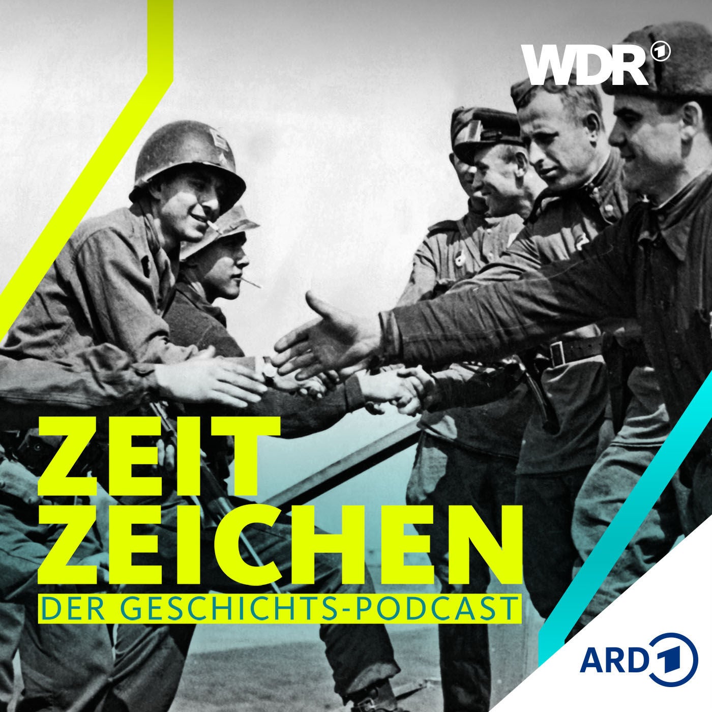 Handschlag an der Elbe: Ein gestelltes Foto geht um die Welt