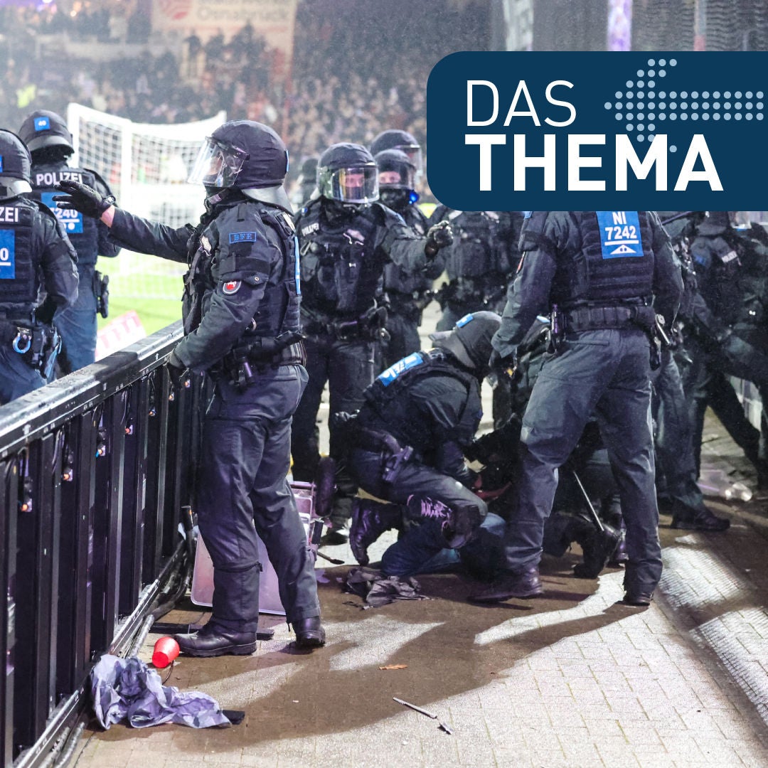 Die Kosten der Krawallfans: Wer zahlt die Polizei?