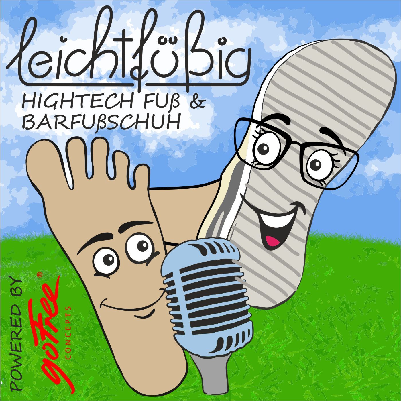 Leichtfüßig - Hightech Fuß und Barfußschuh