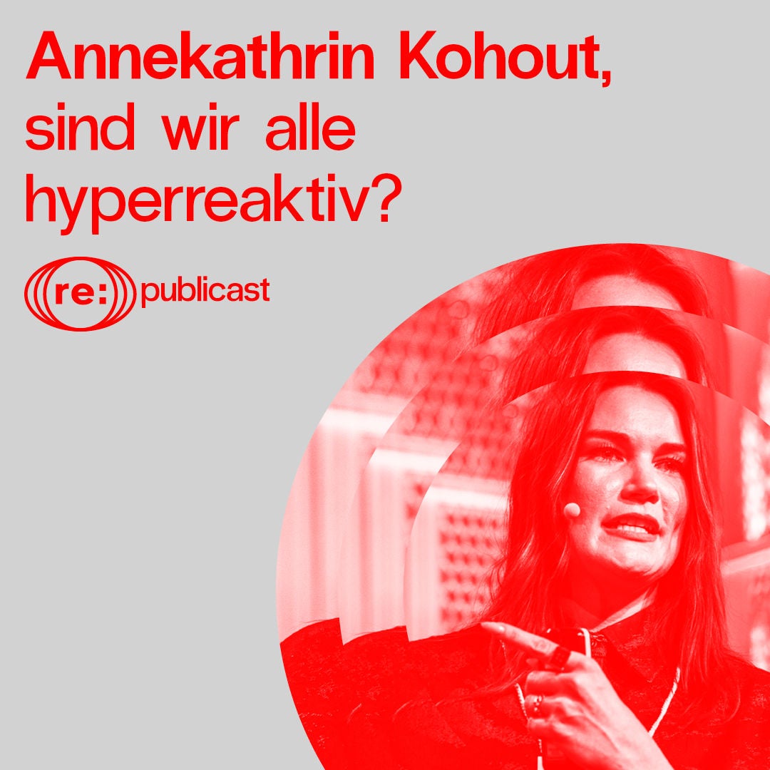 Debattenkultur: Sind wir alle hyperreaktiv, Annekathrin Kohout?