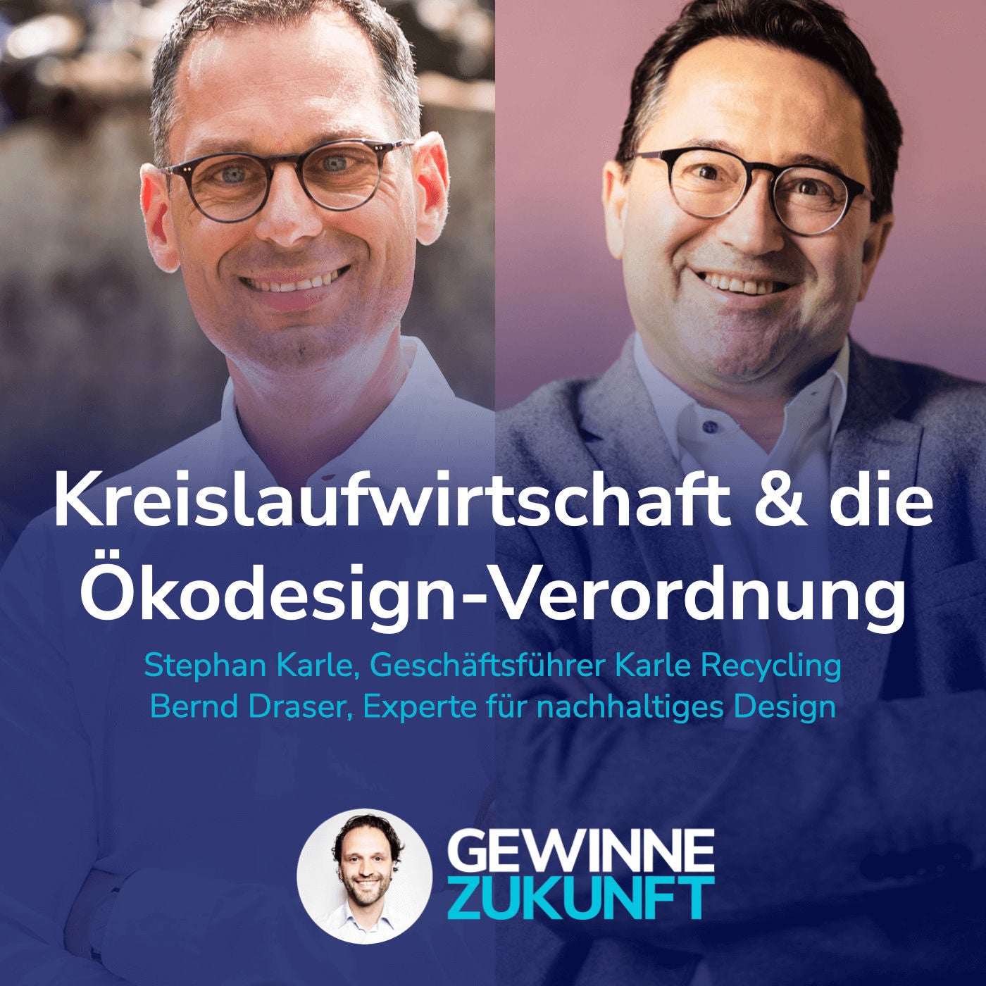 #62 Ökodesign-Verordnung & Kreislaufwirtschaft: Aus Müll wird Rohstoff! I Mit Stephan Karle & Bernd Draser