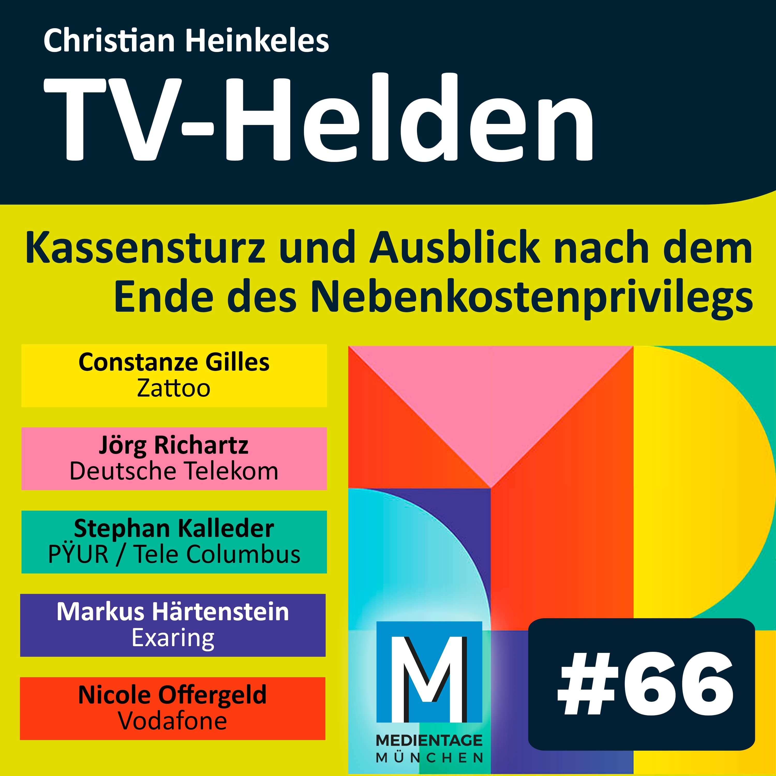 Zwischenfazit Nebenkostenprivileg & Schwarzseher auf den Medientagen (#66) München mit Vodafone, Zattoo, Magenta TV, waipu.tv und Tele Columbus
