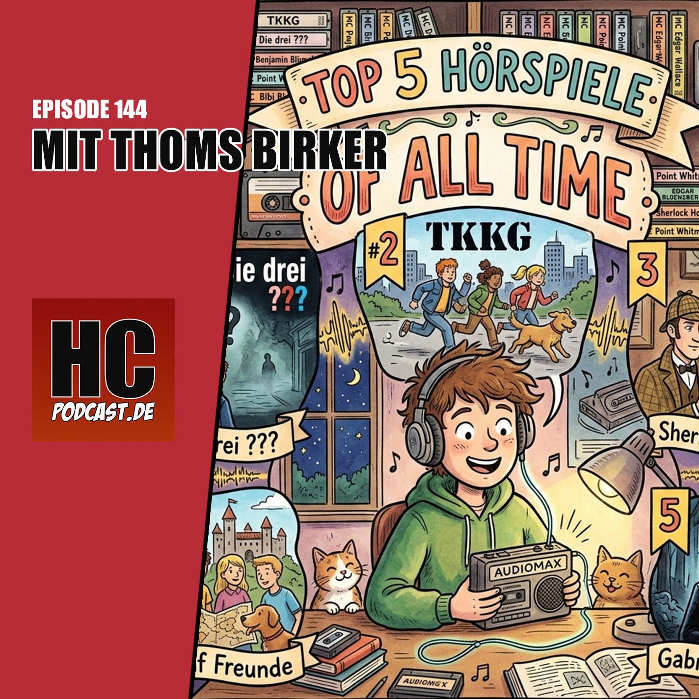 Episode 144: Die Top 5 Hörspiele aller Zeiten mit Thomas Birker