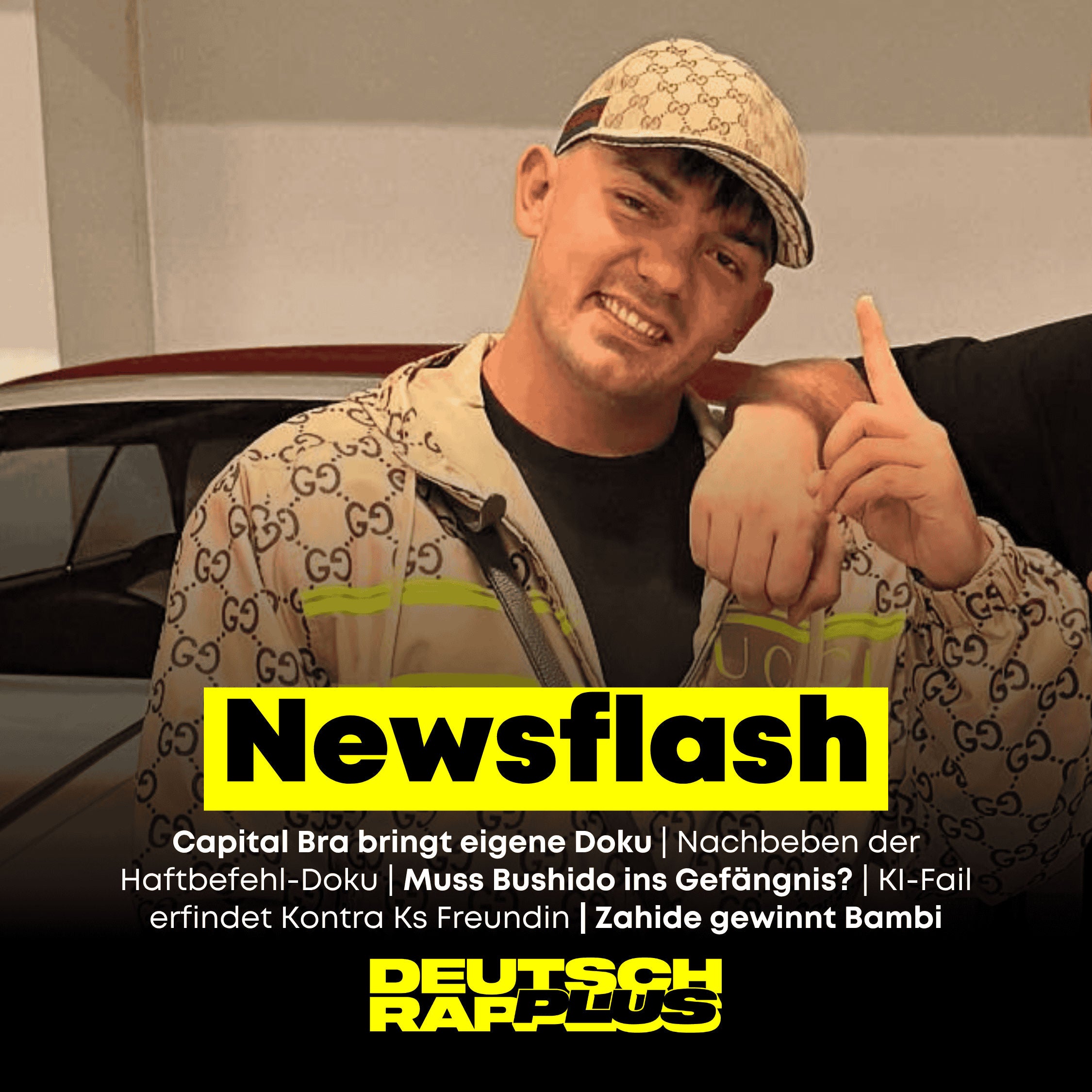 Newsflash 🚨 Capital Bra dreht Doku | Nina Chuba Kritik an Haftbefehl | 3 Jahre Knast für Bushido | Zahide gewinnt Bambi