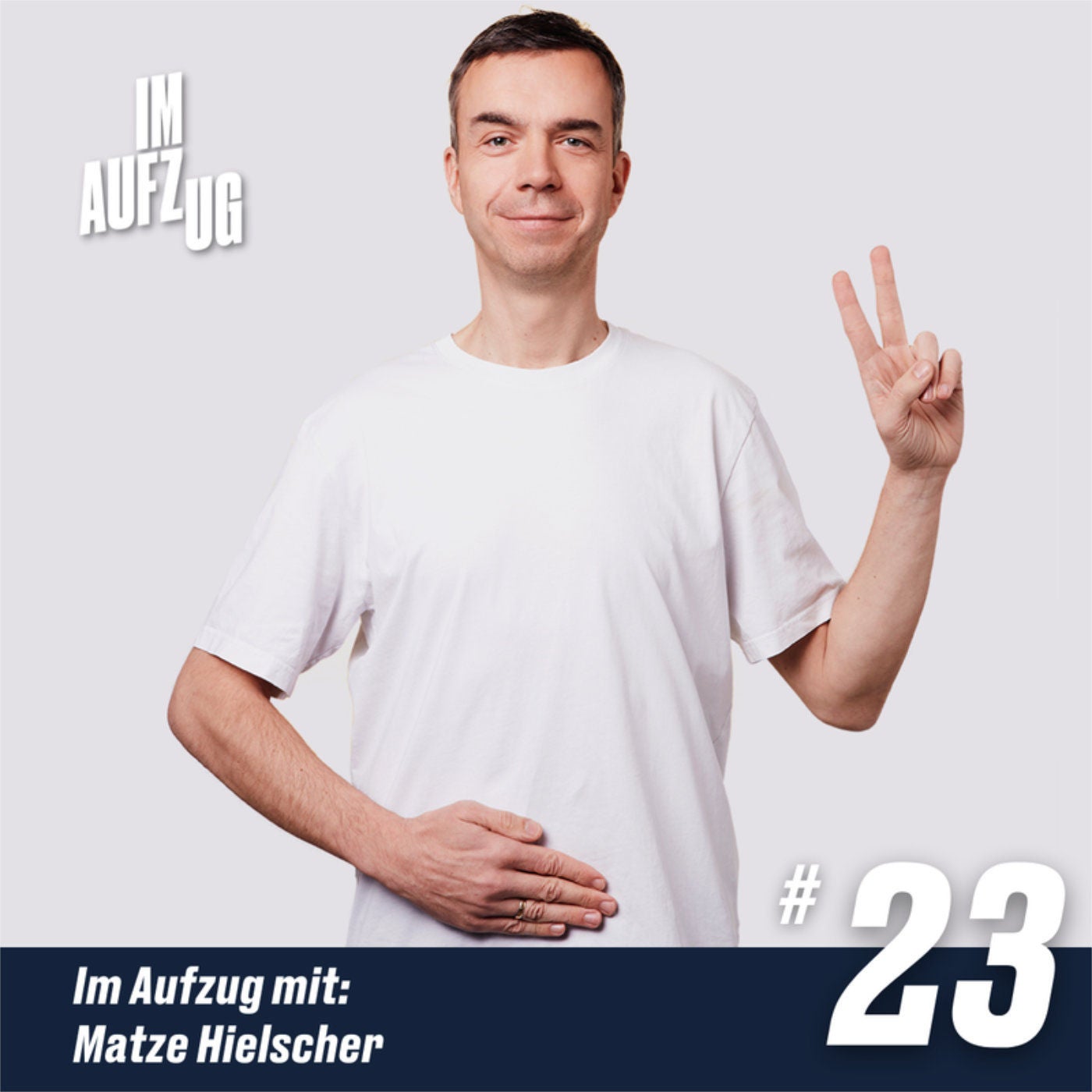 Im Aufzug mit Matze Hielscher