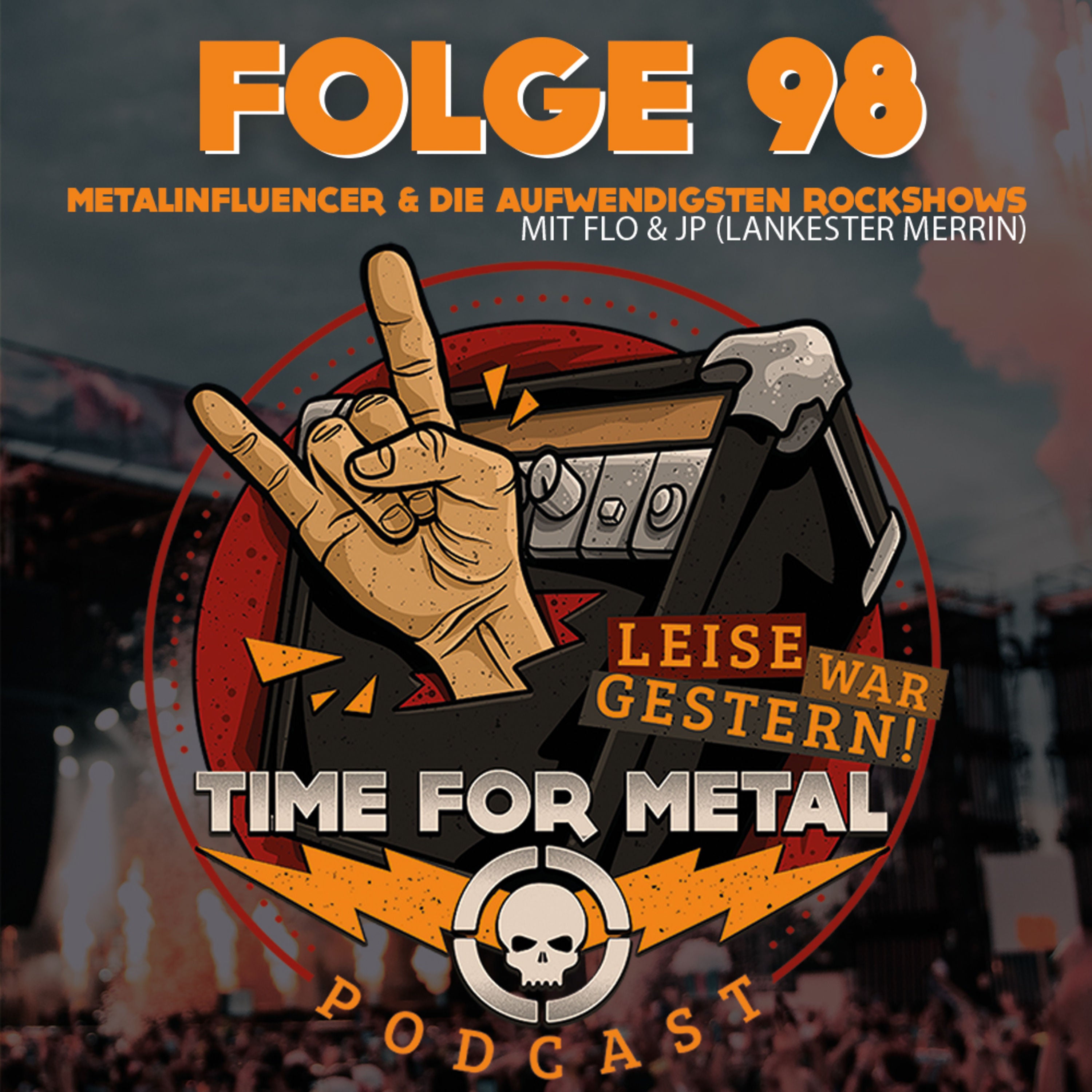 Folge 98 - Metalinfluencer & die aufwendigsten Rockshows | Themenroulette mit Flo und JP von Lankester Merrin