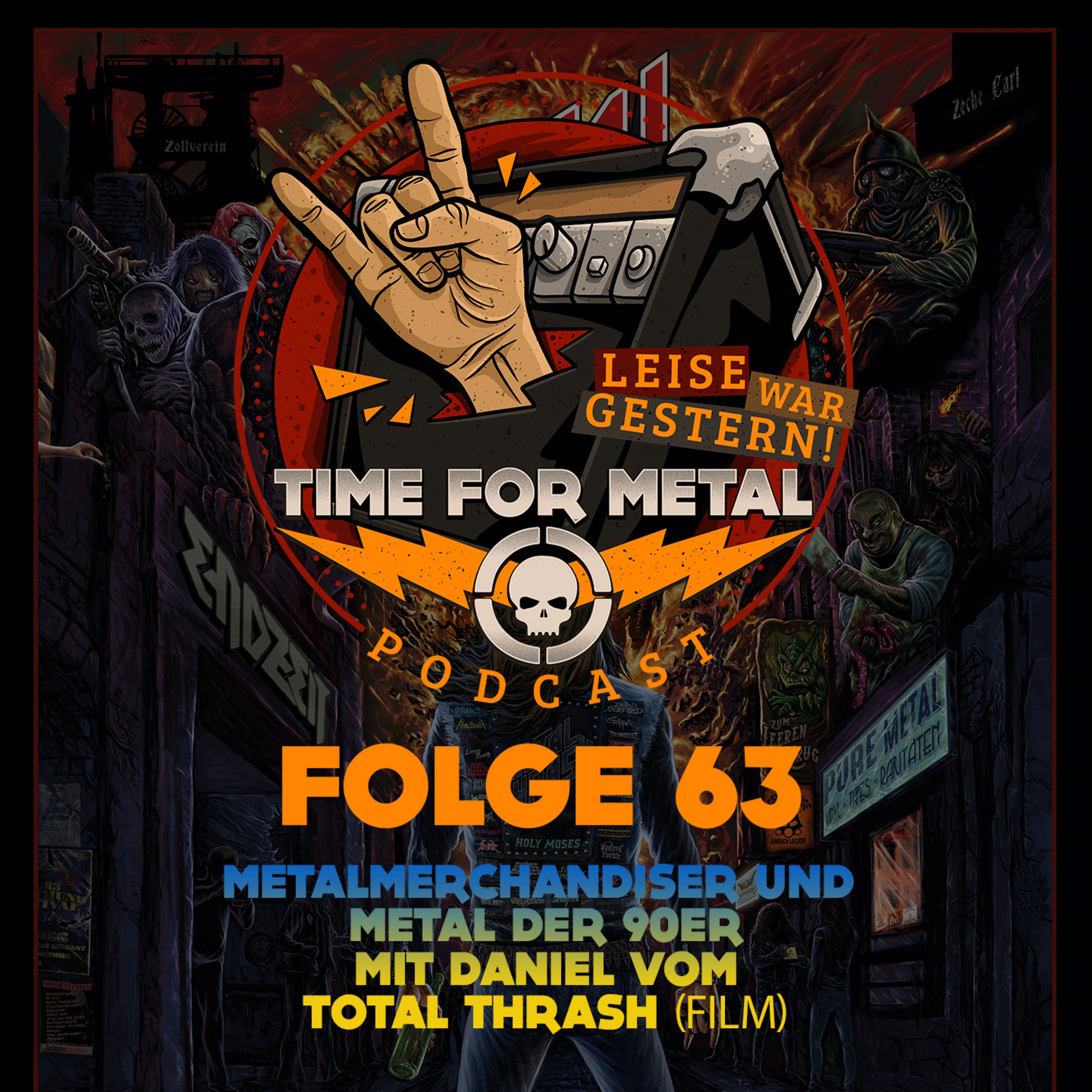 Folge 63 - Metal Merchandiser und Metal der 90er mit Daniel von Total Thrash (Film) im Themenroulette