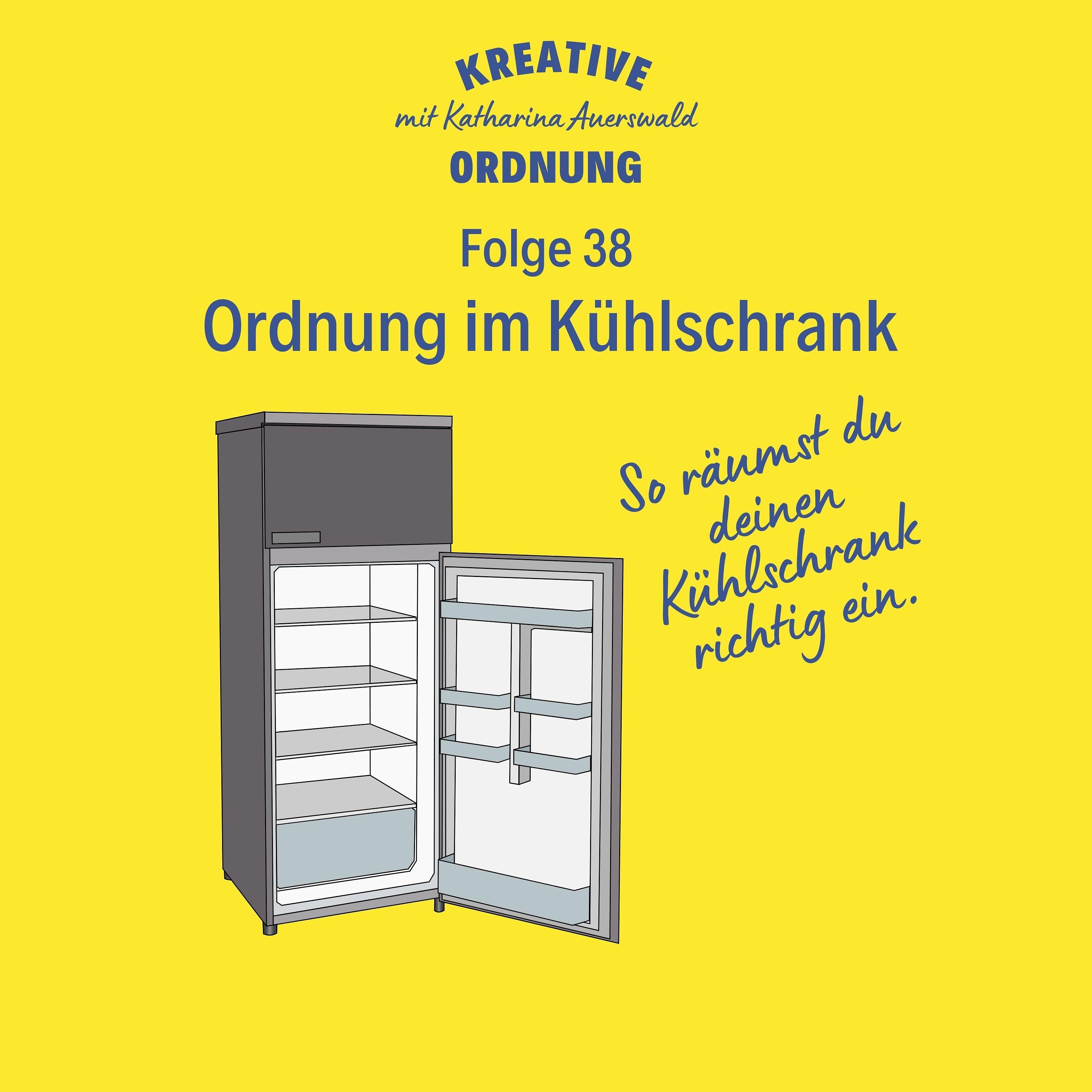 Ordnung im Kühlschrank.