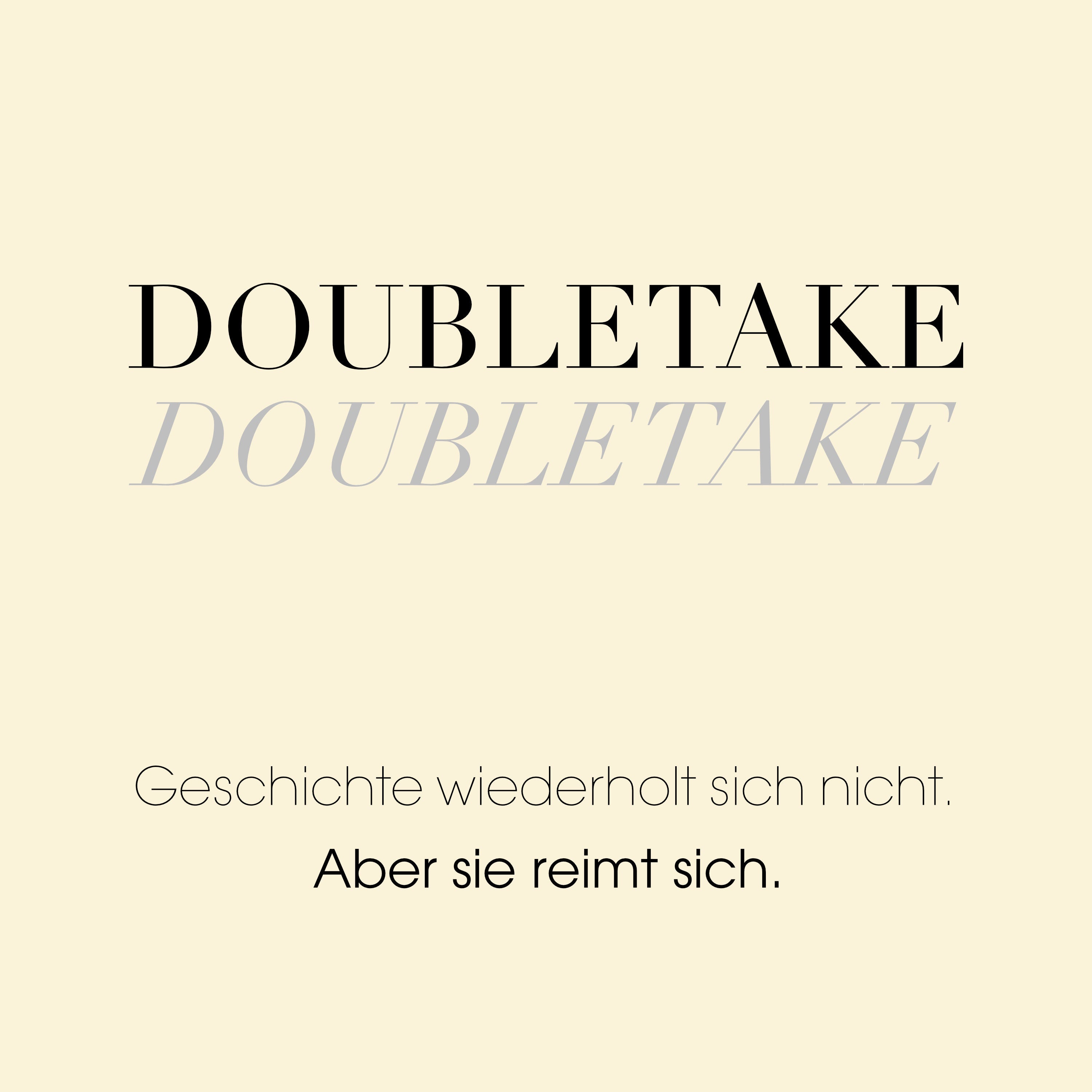 DoubleTake - ein podcast von ostmodern