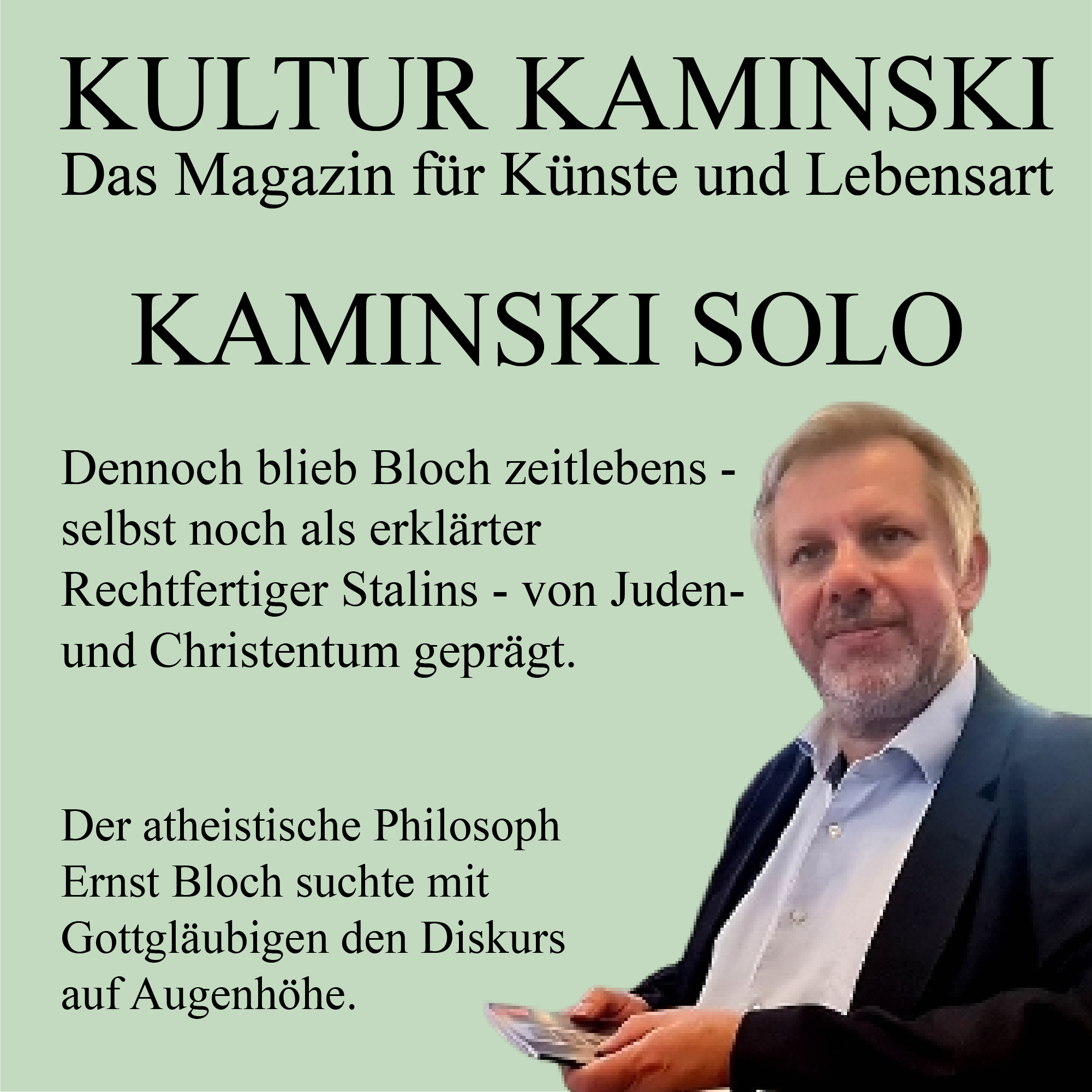 Der atheistische PhilosophErnst Bloch – Ein Podcast von Michael Kaminski