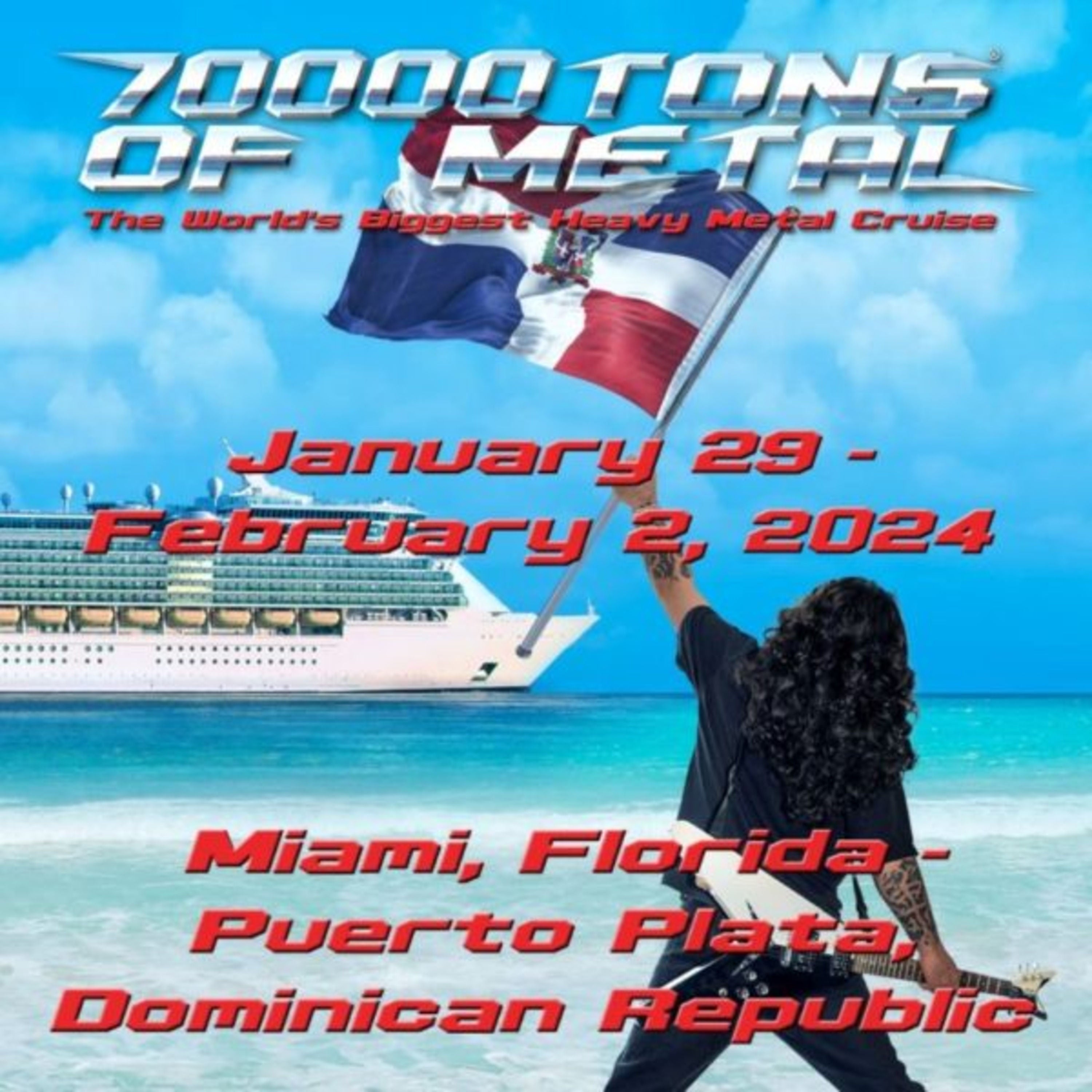 70.000 Tons Of Metal 2024 - der Bericht vom Schiff