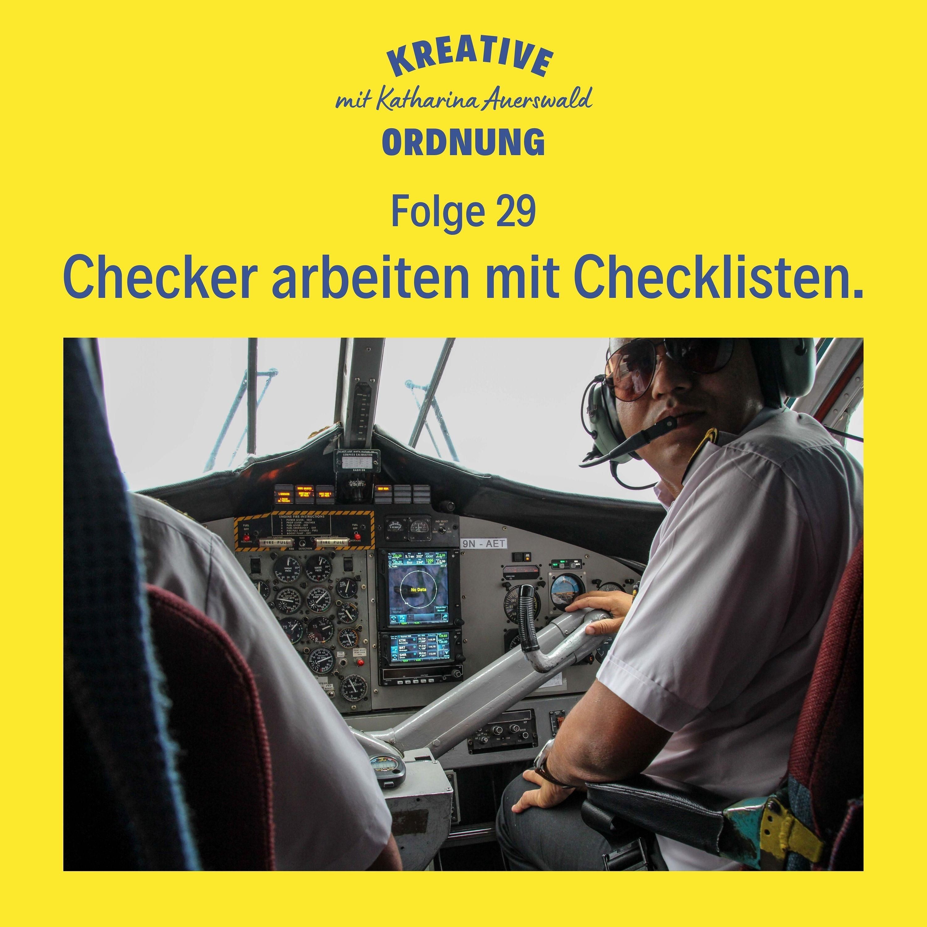 Checker arbeiten mit Checklisten