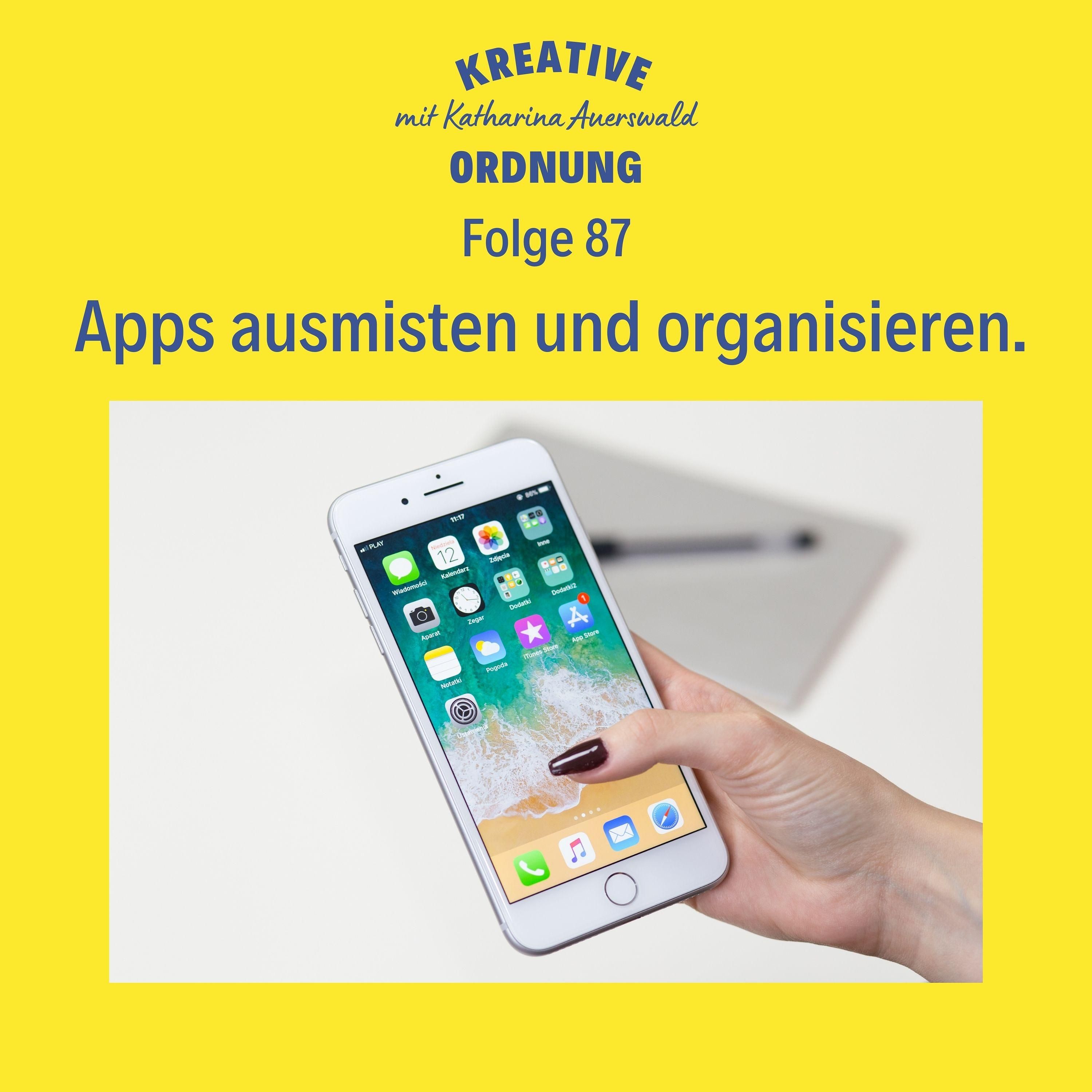 Apps ausmisten und organisieren.
