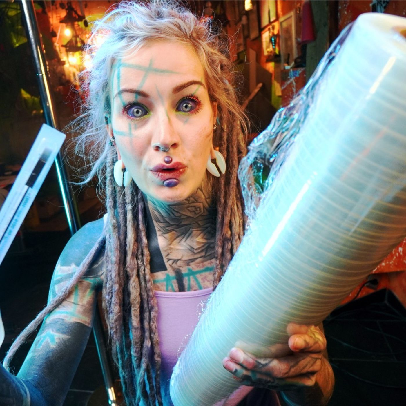 Setup tattoo station with Nikolas Psyland25 ASMR - Anuskatzz