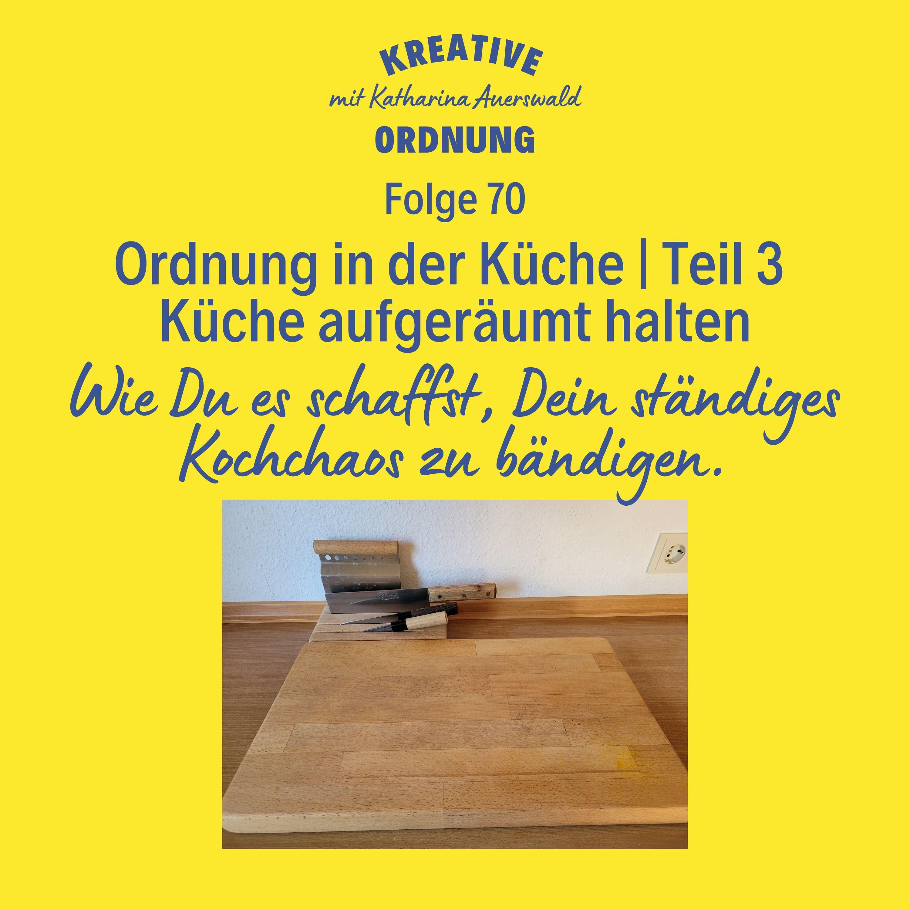 Küche Aufgeräumt halten