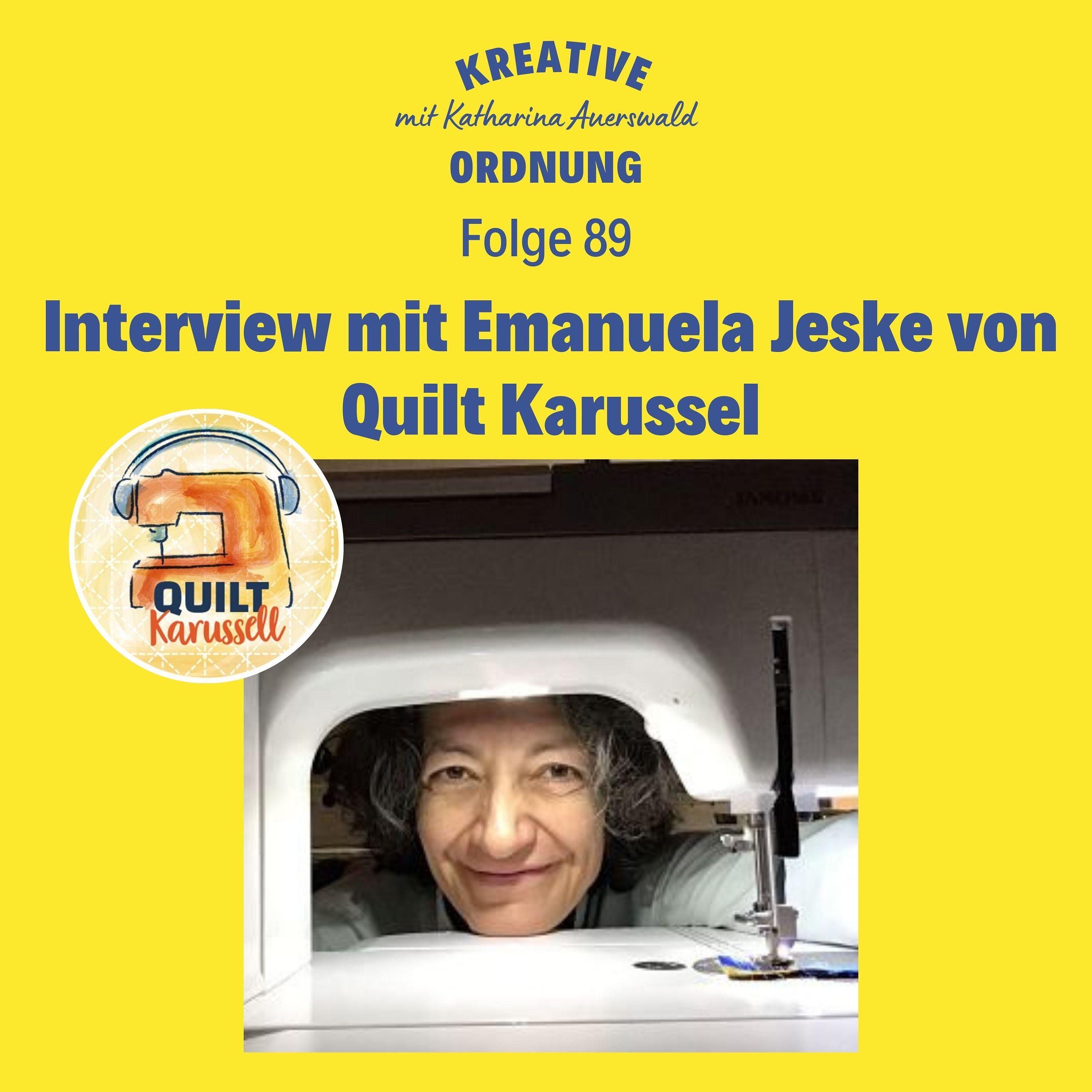Interview mit Emanuela Jeske von QuiltKarussel.
