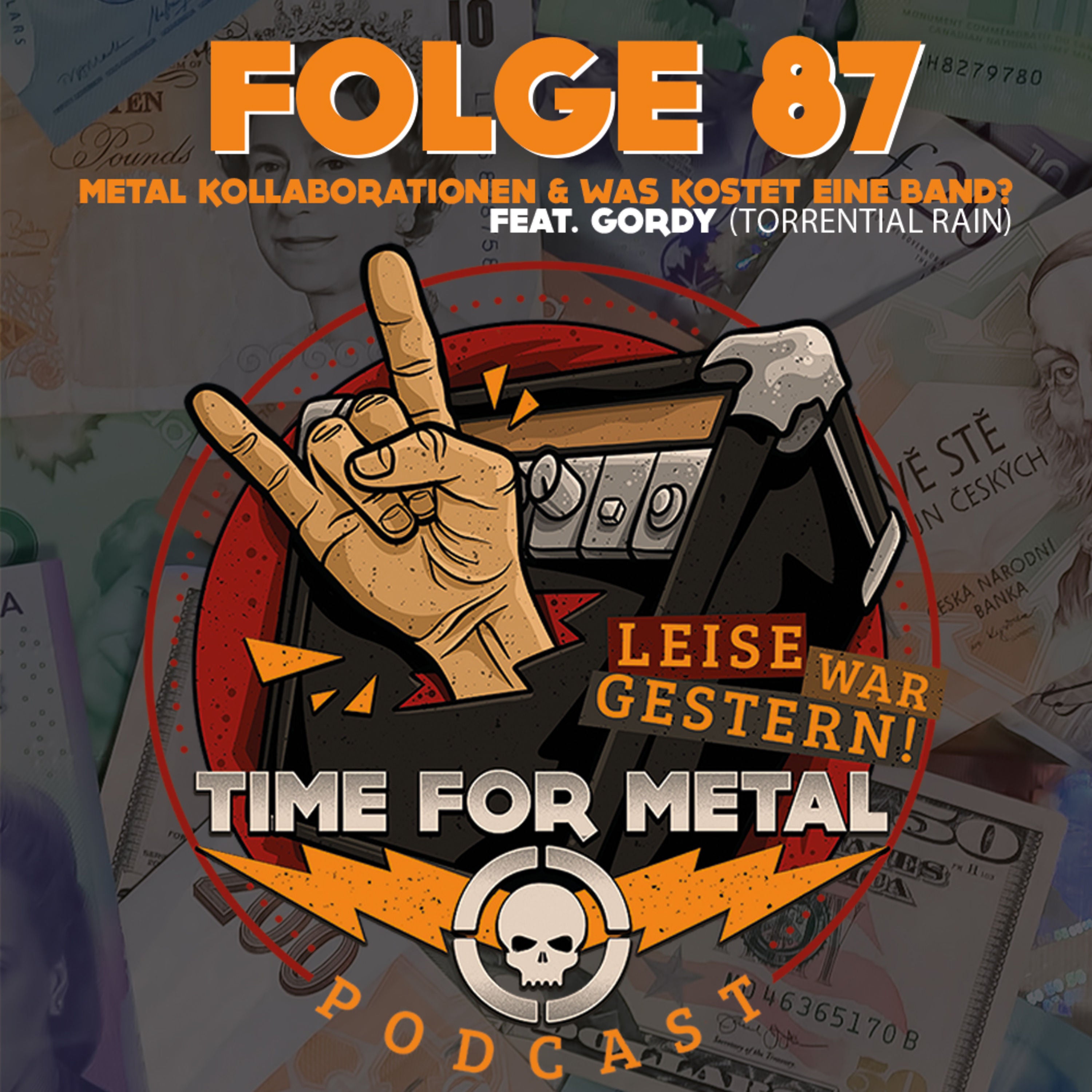 Folge 87 - Metal & Rock Kollaborationen und Was kostet eine Band | Themenroulette mit Gordy (Torrential Rain)