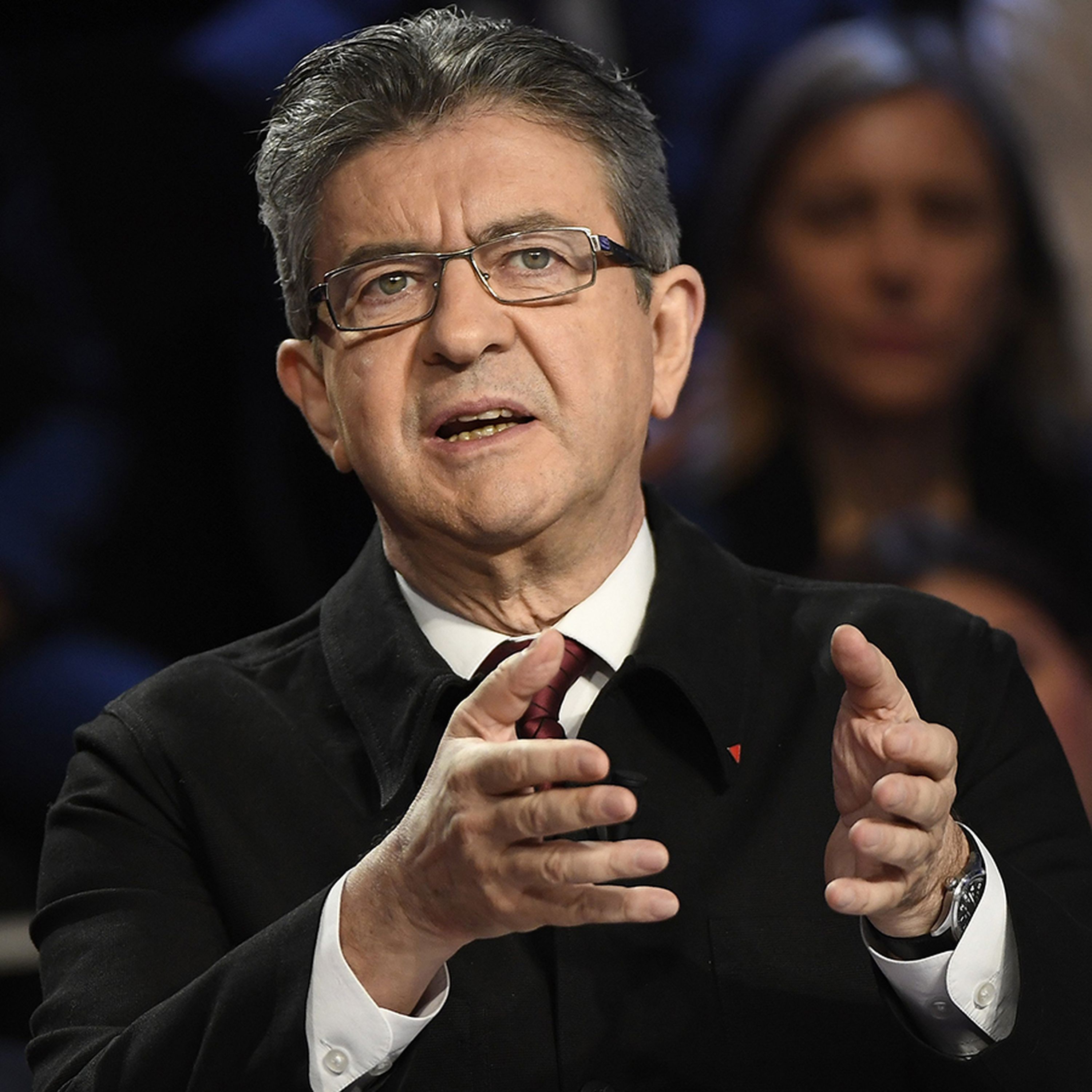 France's far-left leader enjoys pre-election boost