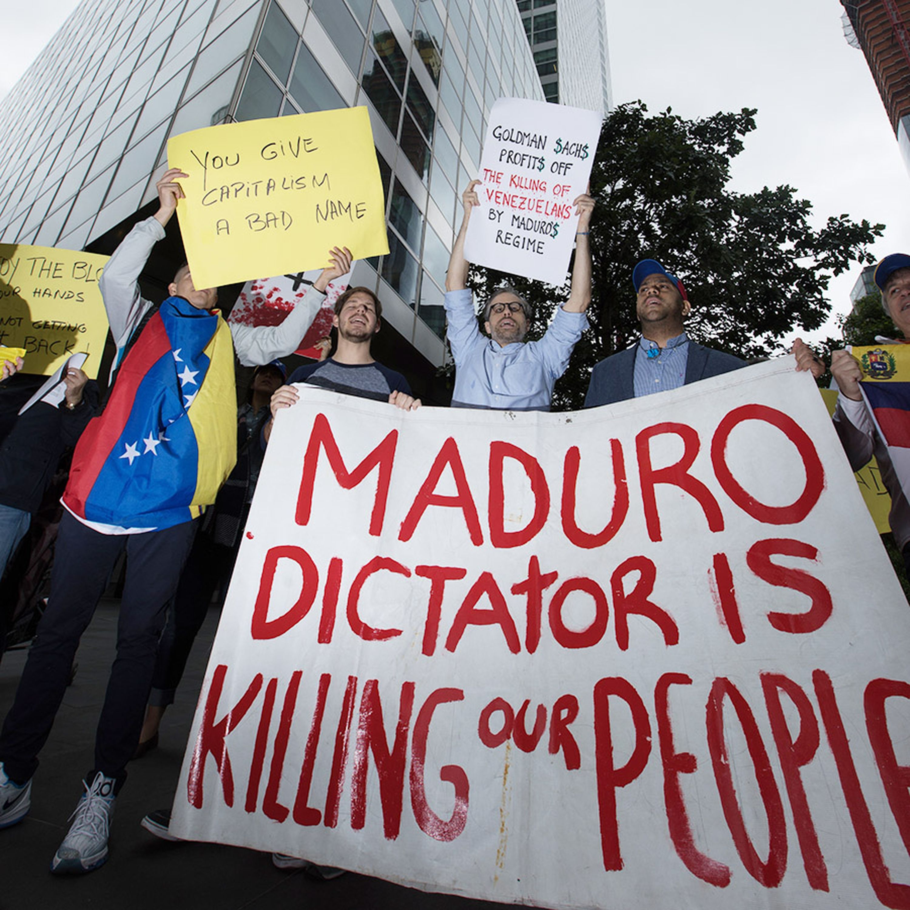 Goldman move to buy Venezuela bonds sparks outrage