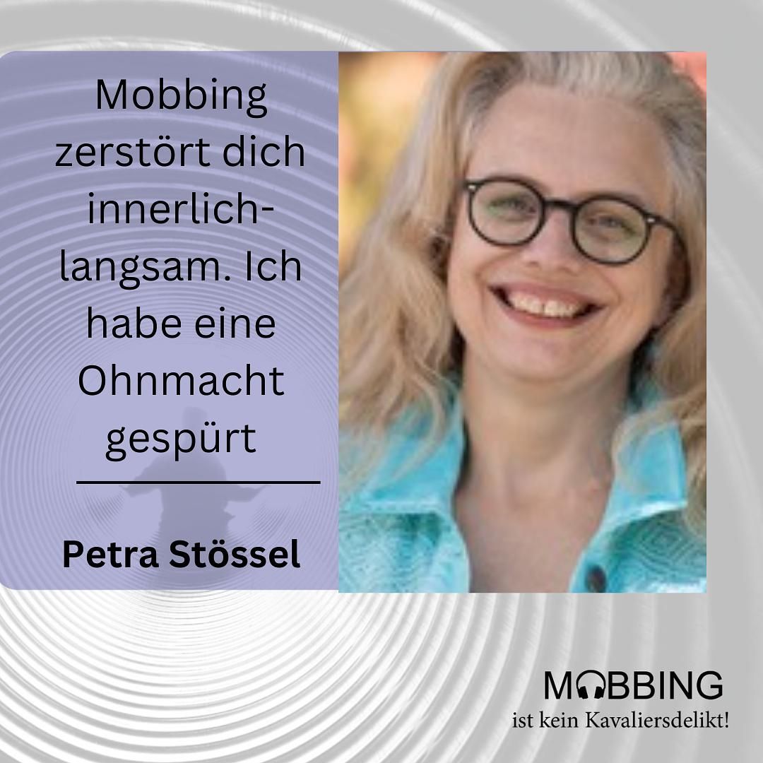 #38: Mutkomplizin Petra Stössel über ihre Mobbingerfahrungen als Kind, in der Arbeit und als Elternteil