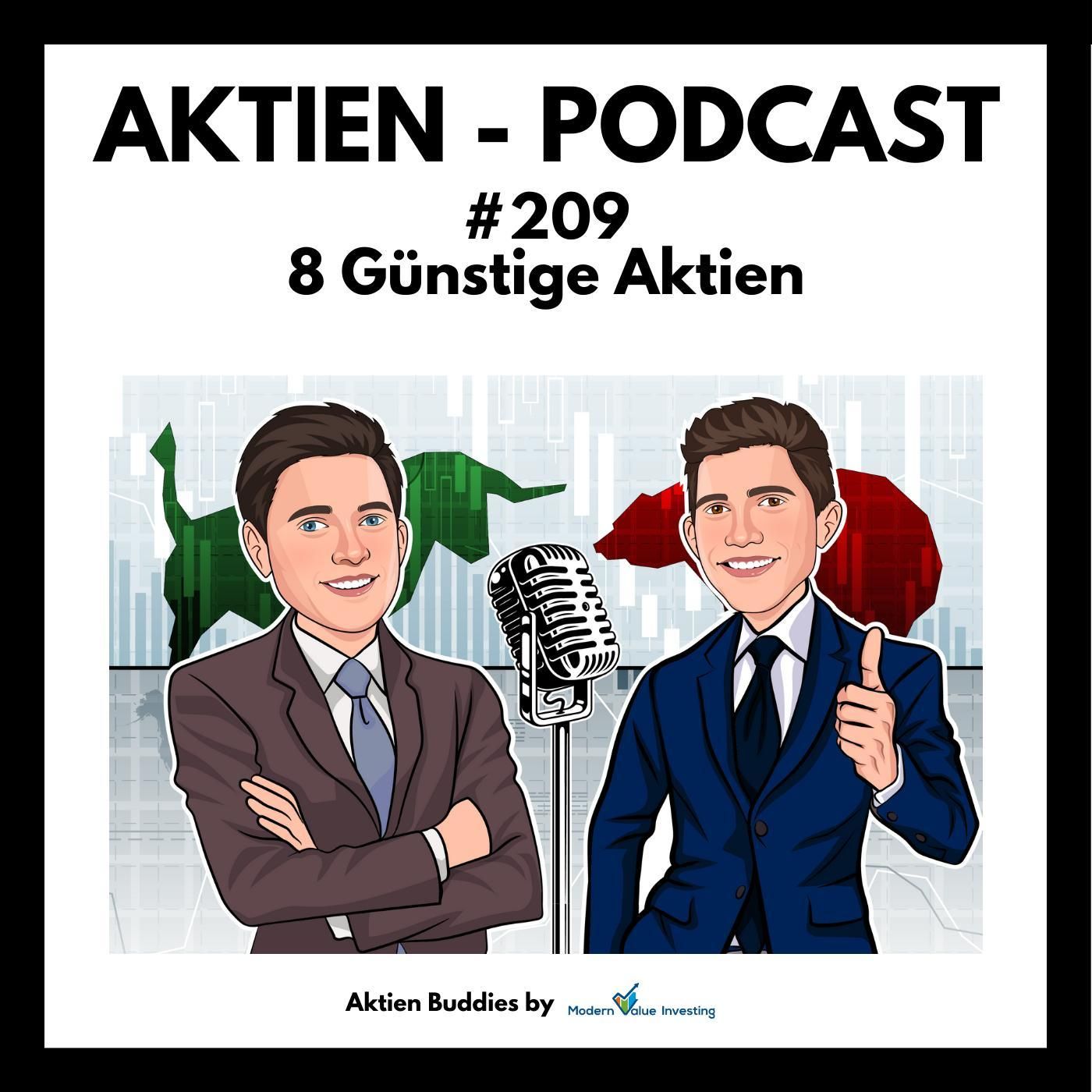 209 - 8 Günstige Aktien - Pepsi - Chevron - Disney - BMW - BAT - Realty Income uvm.