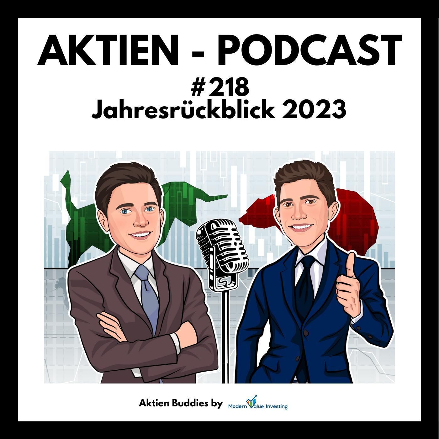 218 - Jahresrückblick 2023 - McDonalds - Quartalszahlen - Inflation - Cigna - Berkshire uvm.