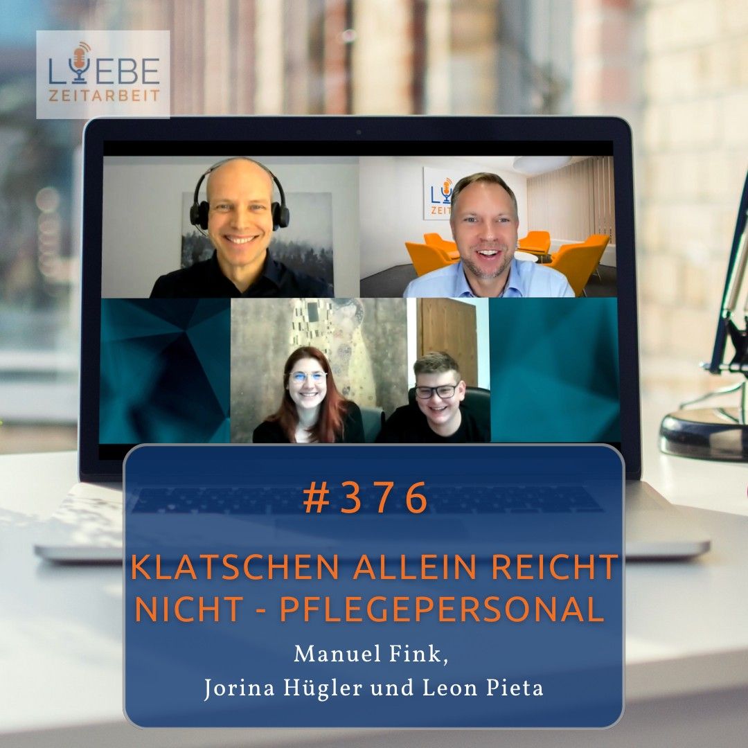 #376 Klatschen allein reicht nicht - Pflegepersonal - Manuel Fink, Jorina Hügler und Leon Pieta