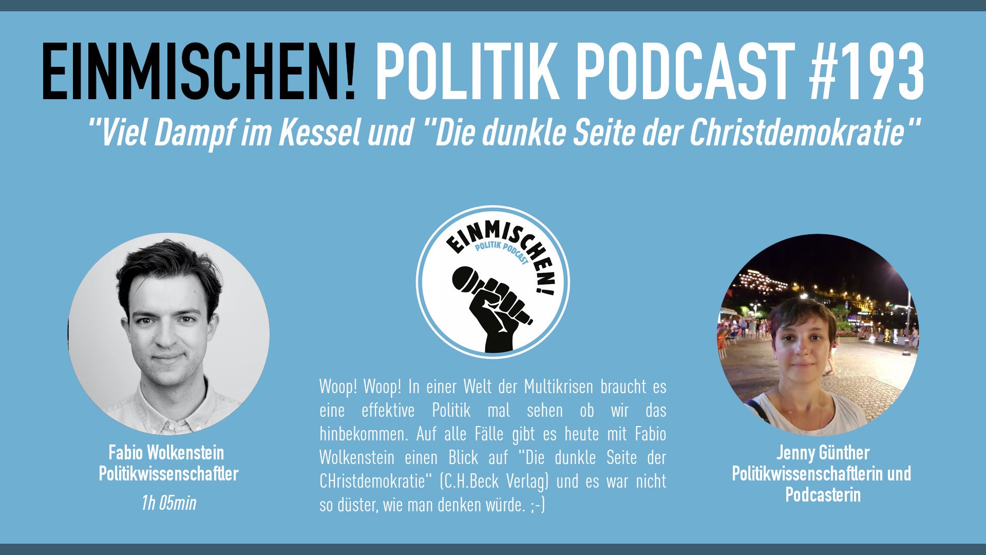 Viel Dampf im Kessel und "Die dunkle Seite der Christdemokratie"