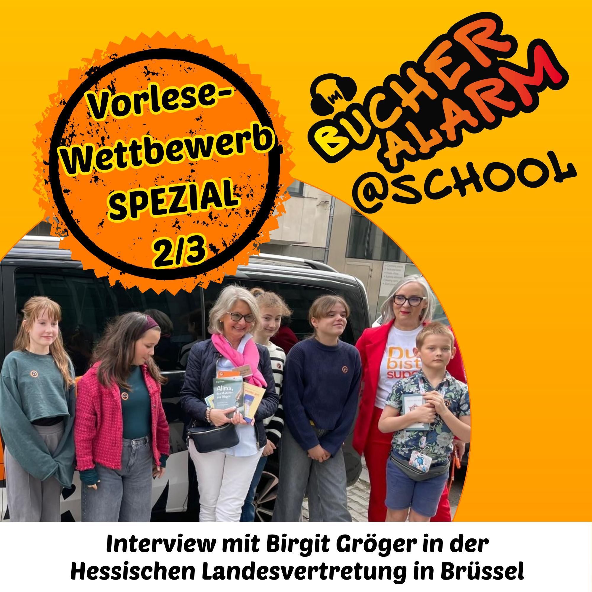 💥Brüssel-Spezial *live* 2/3: Autorin Birgit Gröger im Interview bei BÜCHERALARM@school