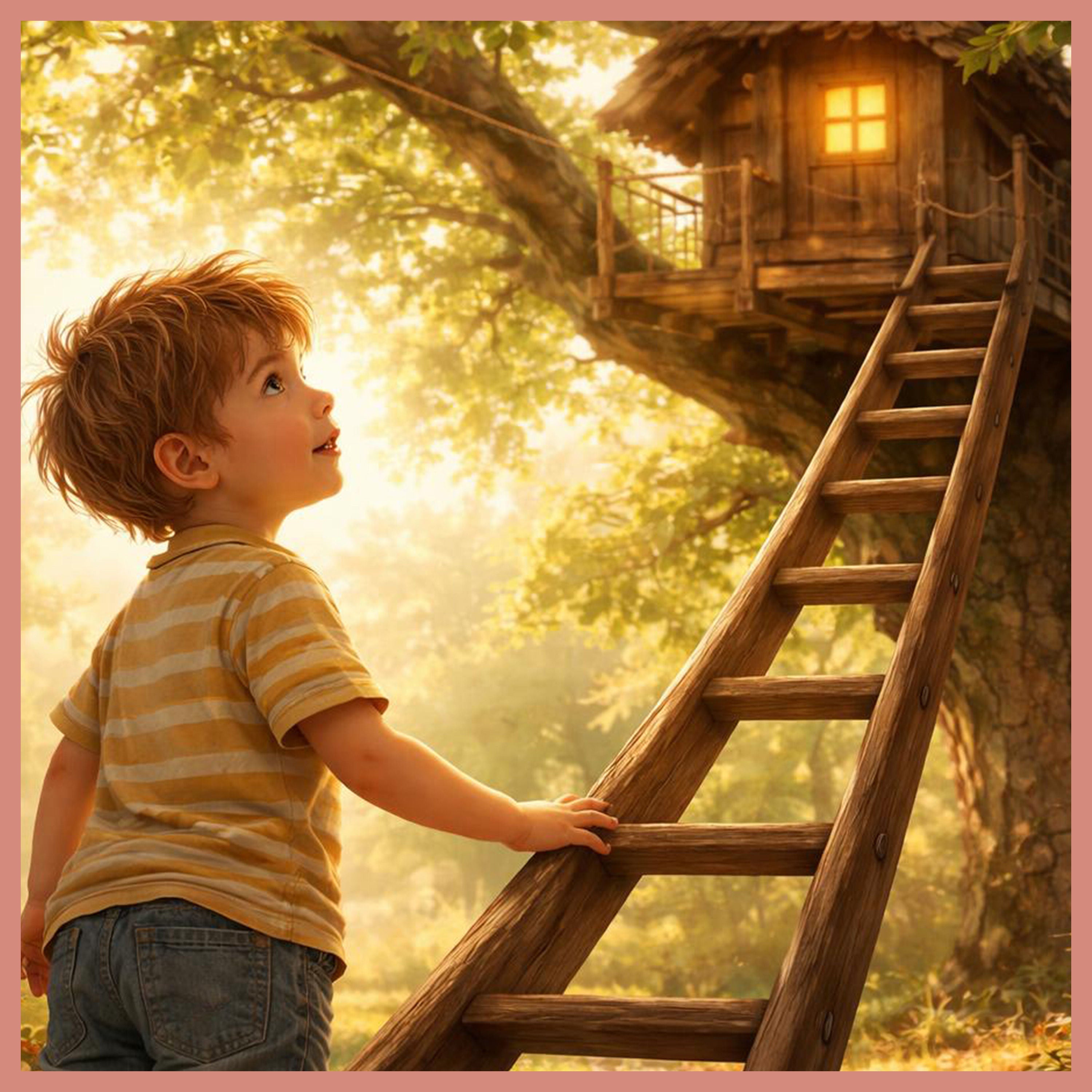 Das Baumhaus im Garten – Fantasiereise für Kinder zum Malen