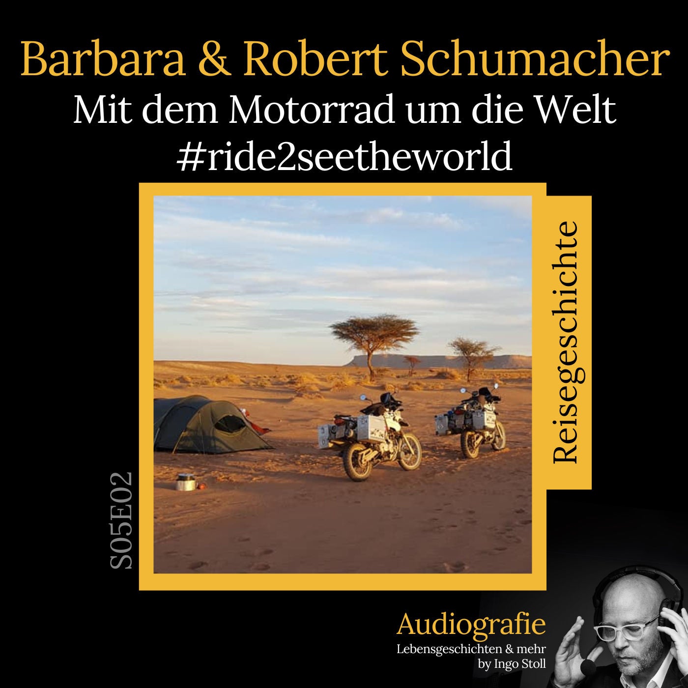S05E02: ride2seetheworld - Barbara und Robert Schumacher, mit dem Motorrad um die Welt