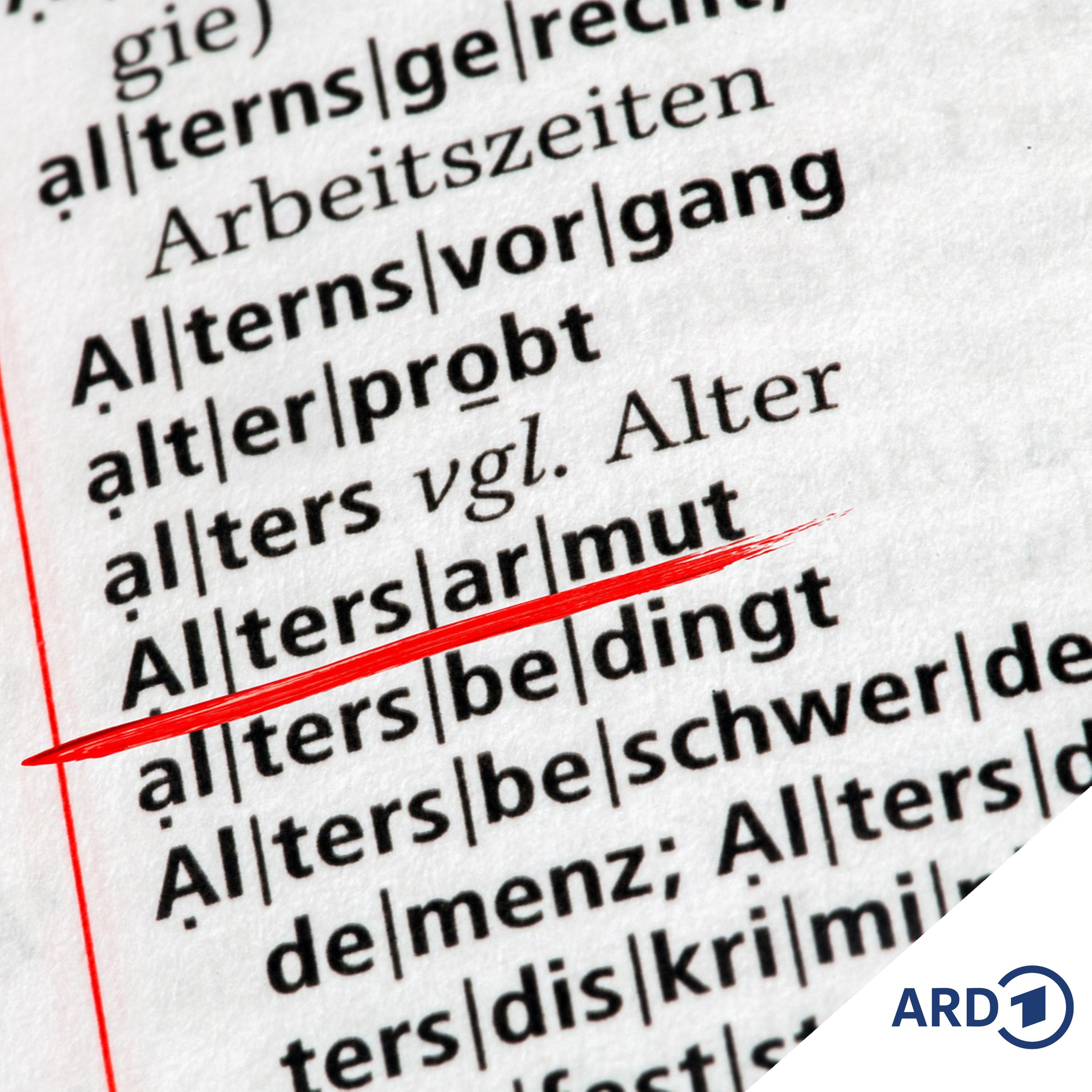 Hart gearbeitet und arm im Alter